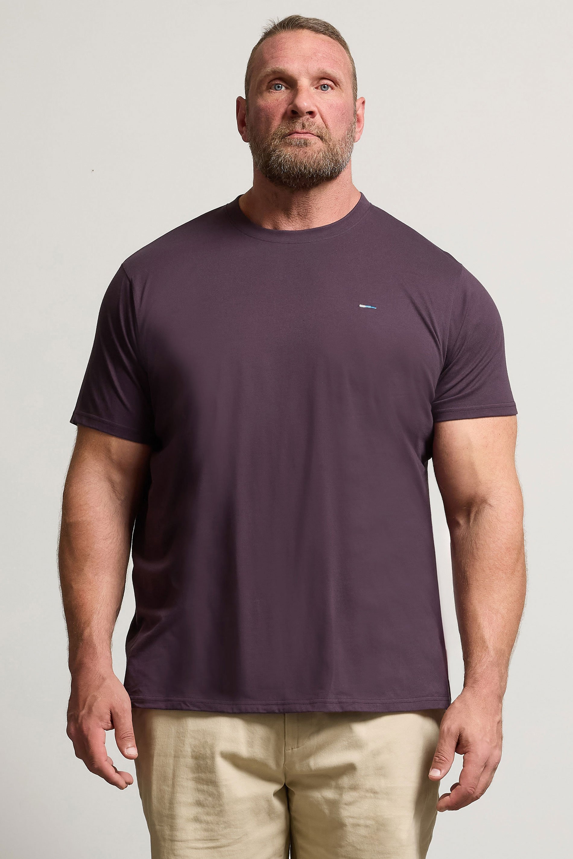 BadRhino Big & Tall Plum Purple Core T-Shirt | BadRhino 1