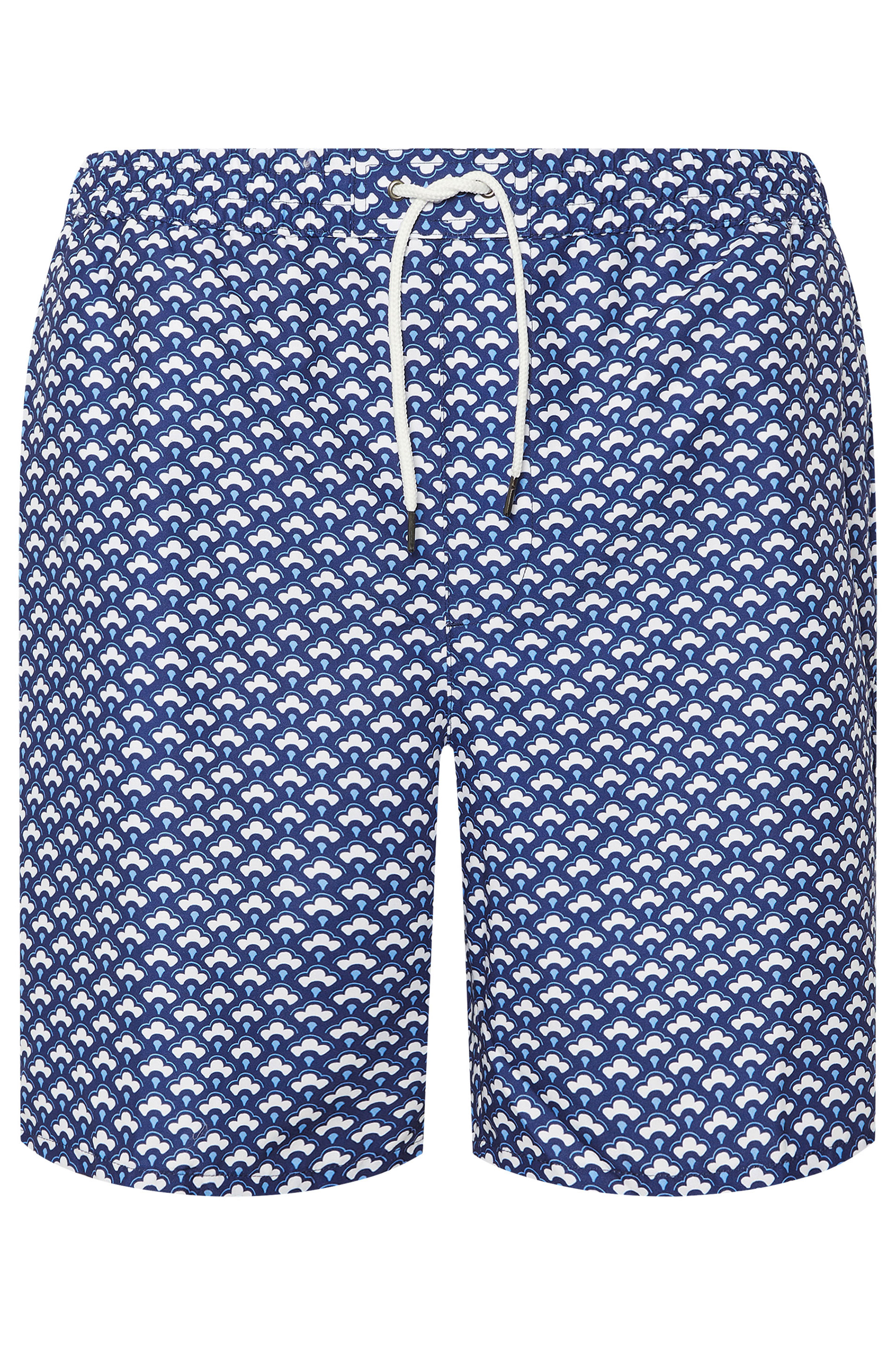 BadRhino Big & Tall Blue Geometric Print Swim Shorts | BadRhino 7