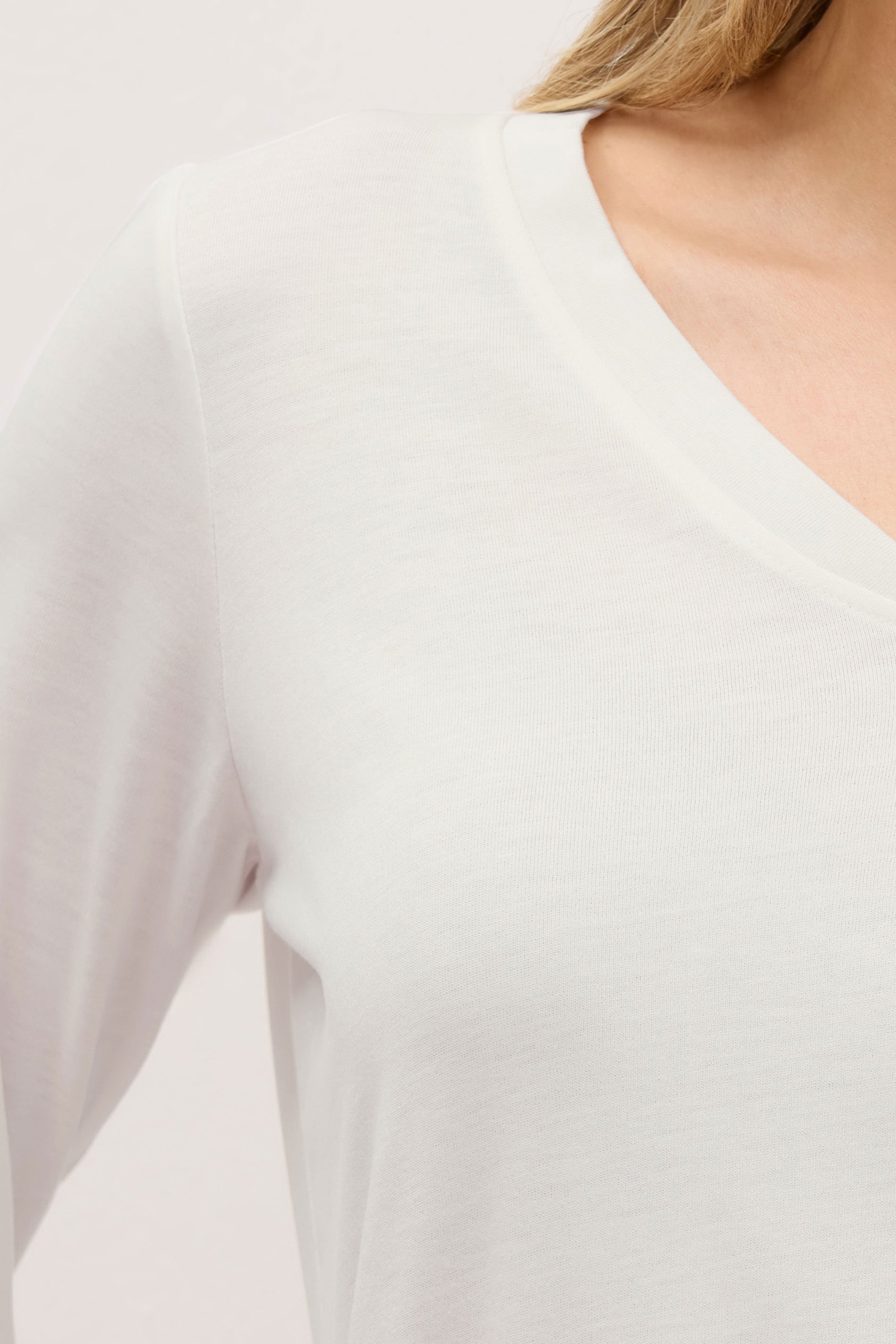 LTS PREMIUM Tall 2 PACK White & Black V-Neck Tops | Long Tall Sally 6