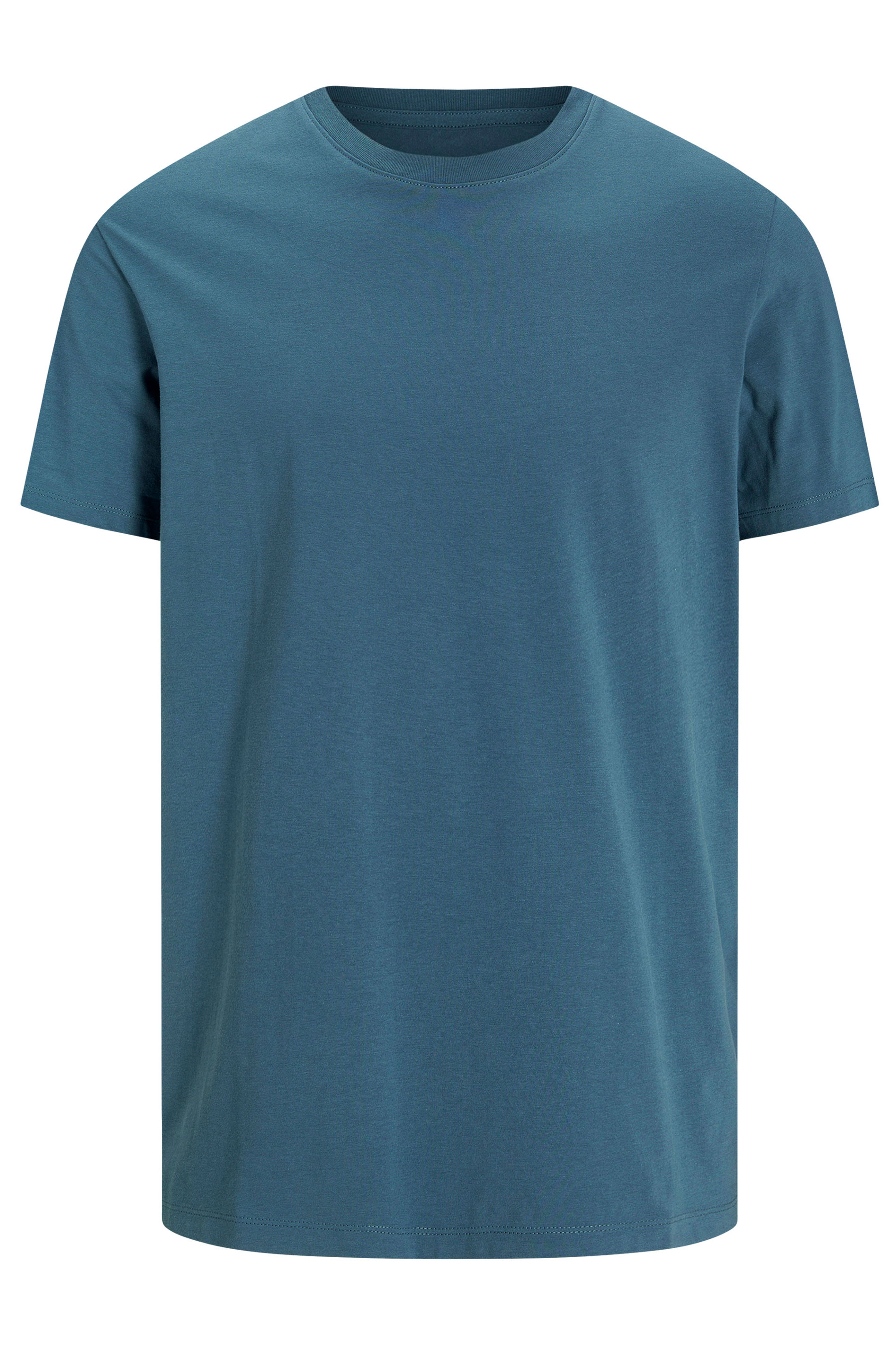 JACK & JONES Big & Tall Blue Basic T-Shirt | BadRhino 2
