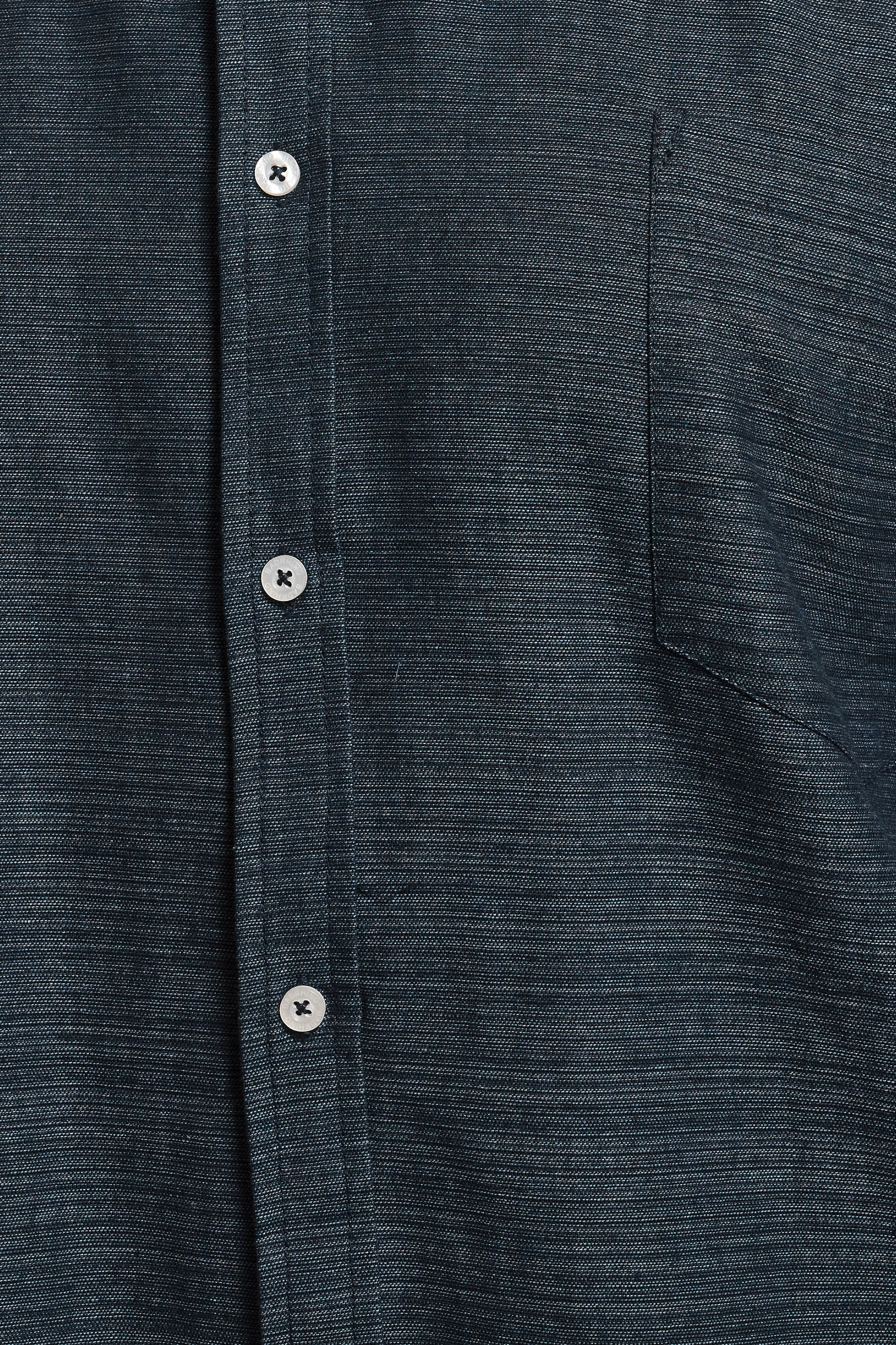 BadRhino Big & Tall Navy Blue Cotton Slub Shirt | BadRhino 4