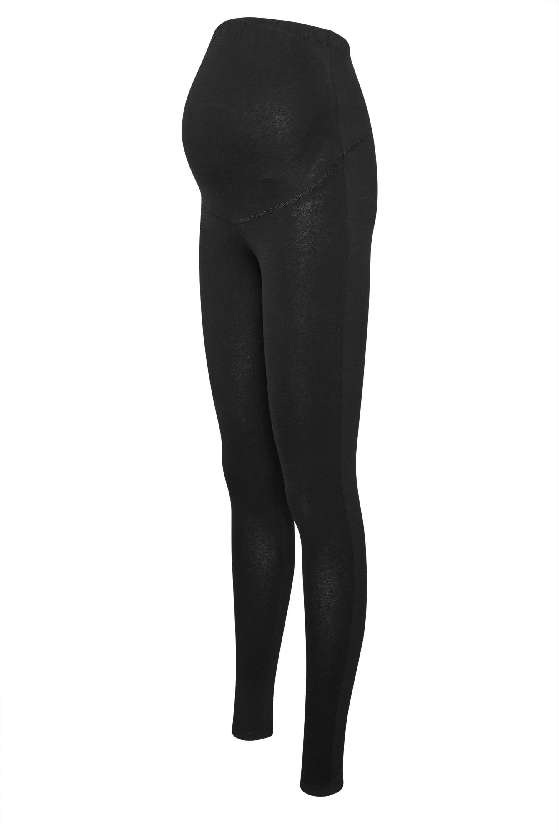 LTS Tall Black Maternity Basic Leggings | Long Tall Sally 6