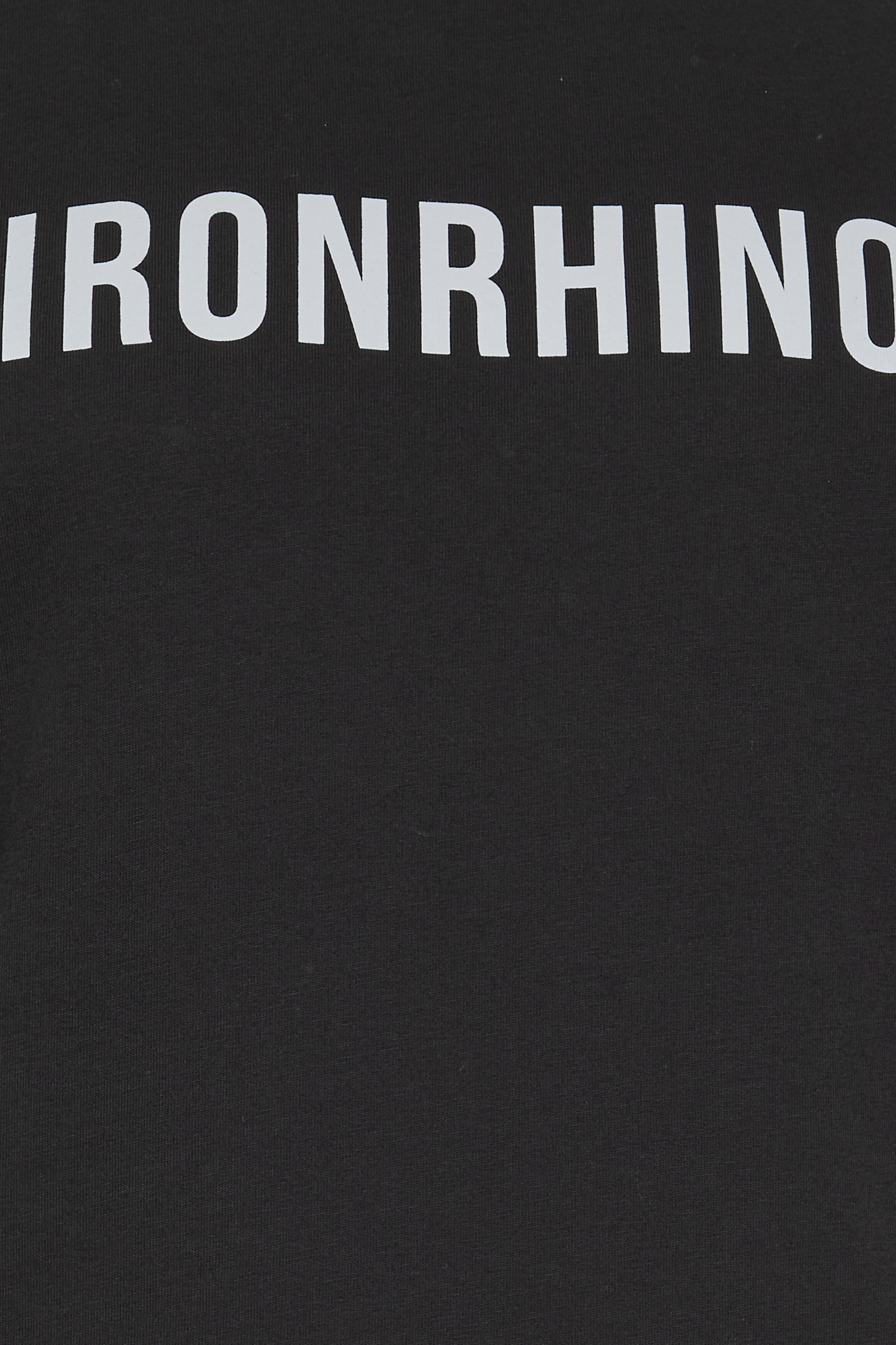 IronRhino Big & Tall Black Chest Print T-Shirt | BadRhino 4