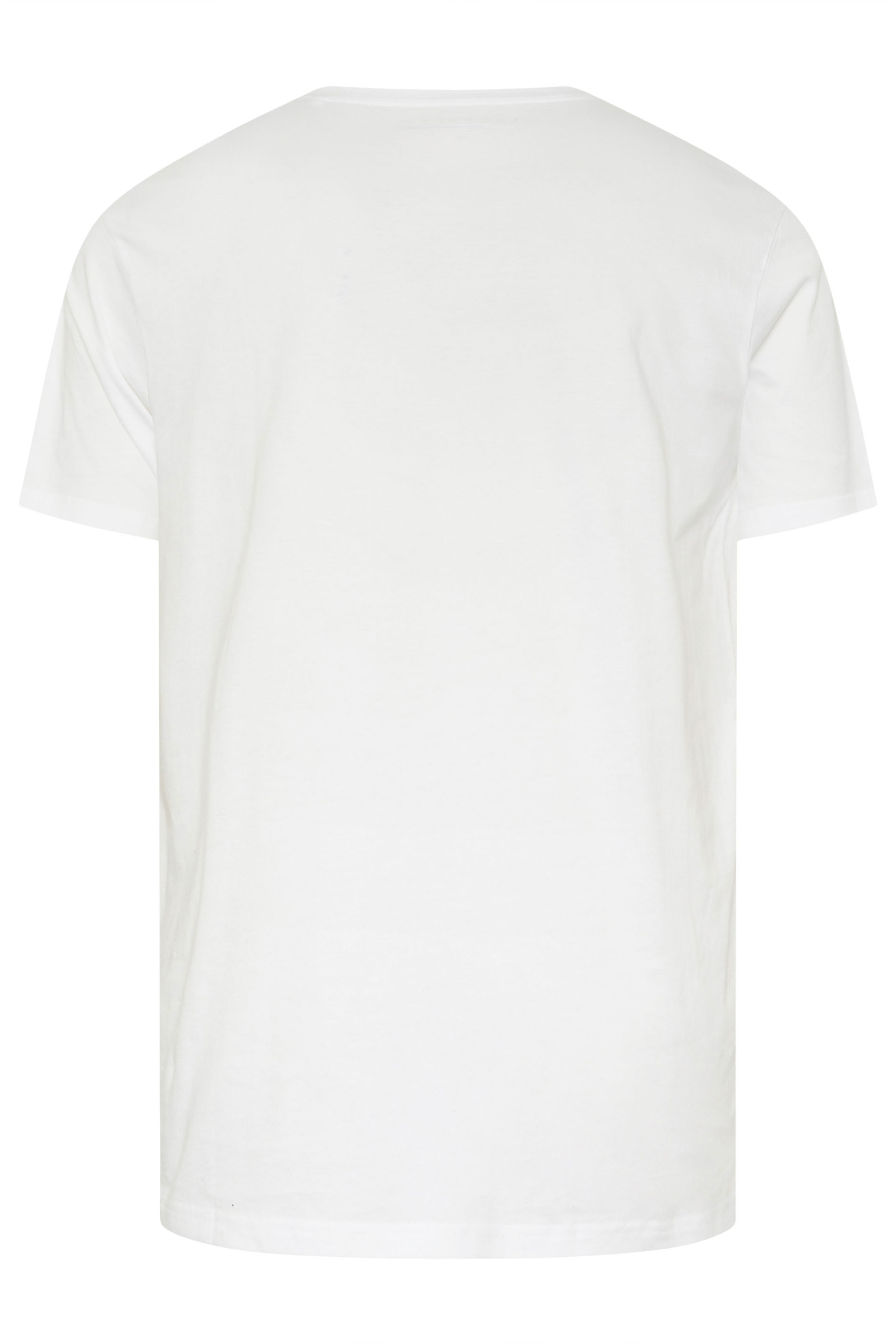 BadRhino Big & Tall White Relaxed T-Shirt | BadRhino 2