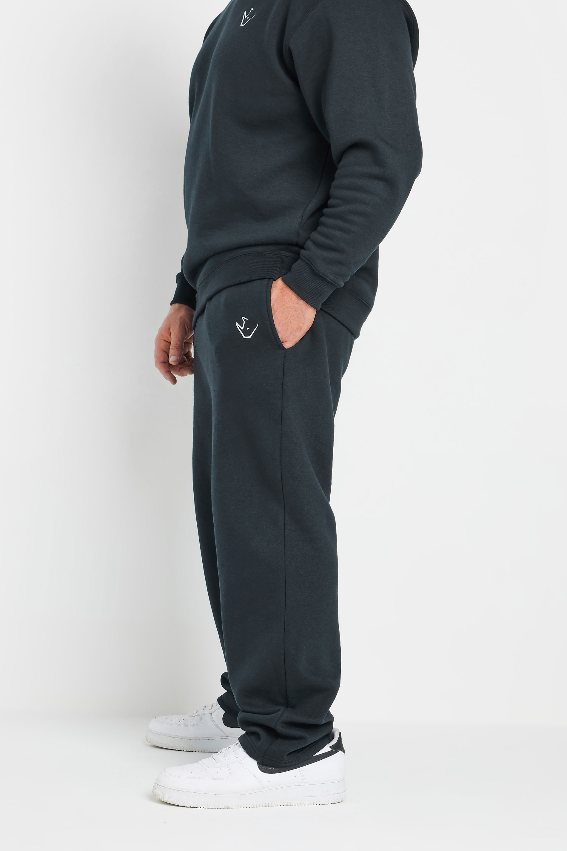 IronRhino Big & Tall Navy Blue 'Rest Day' Joggers | BadRhino 5