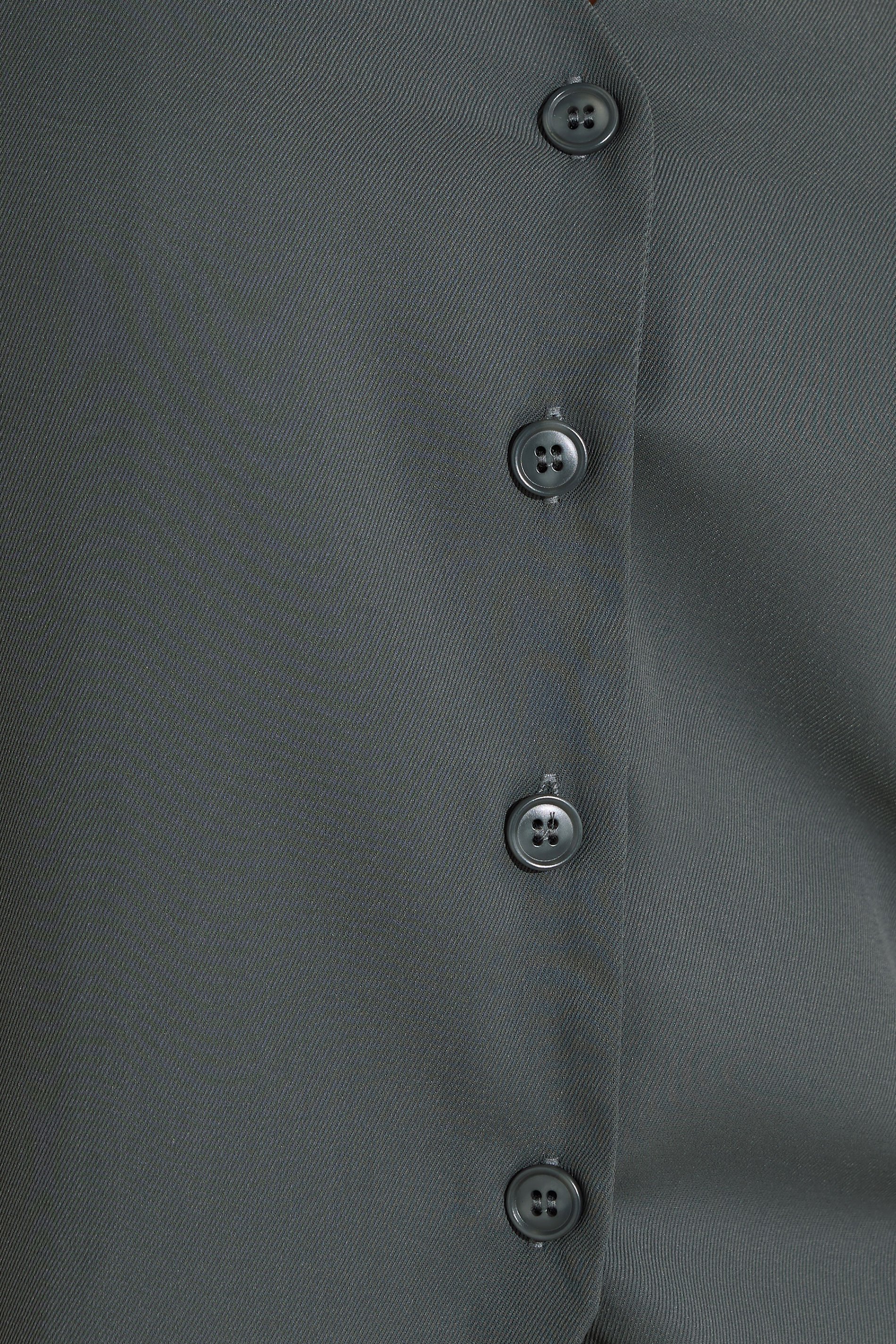 LTS Tall Grey Sleeveless Waistcoat Top | Long Tall Sally 4