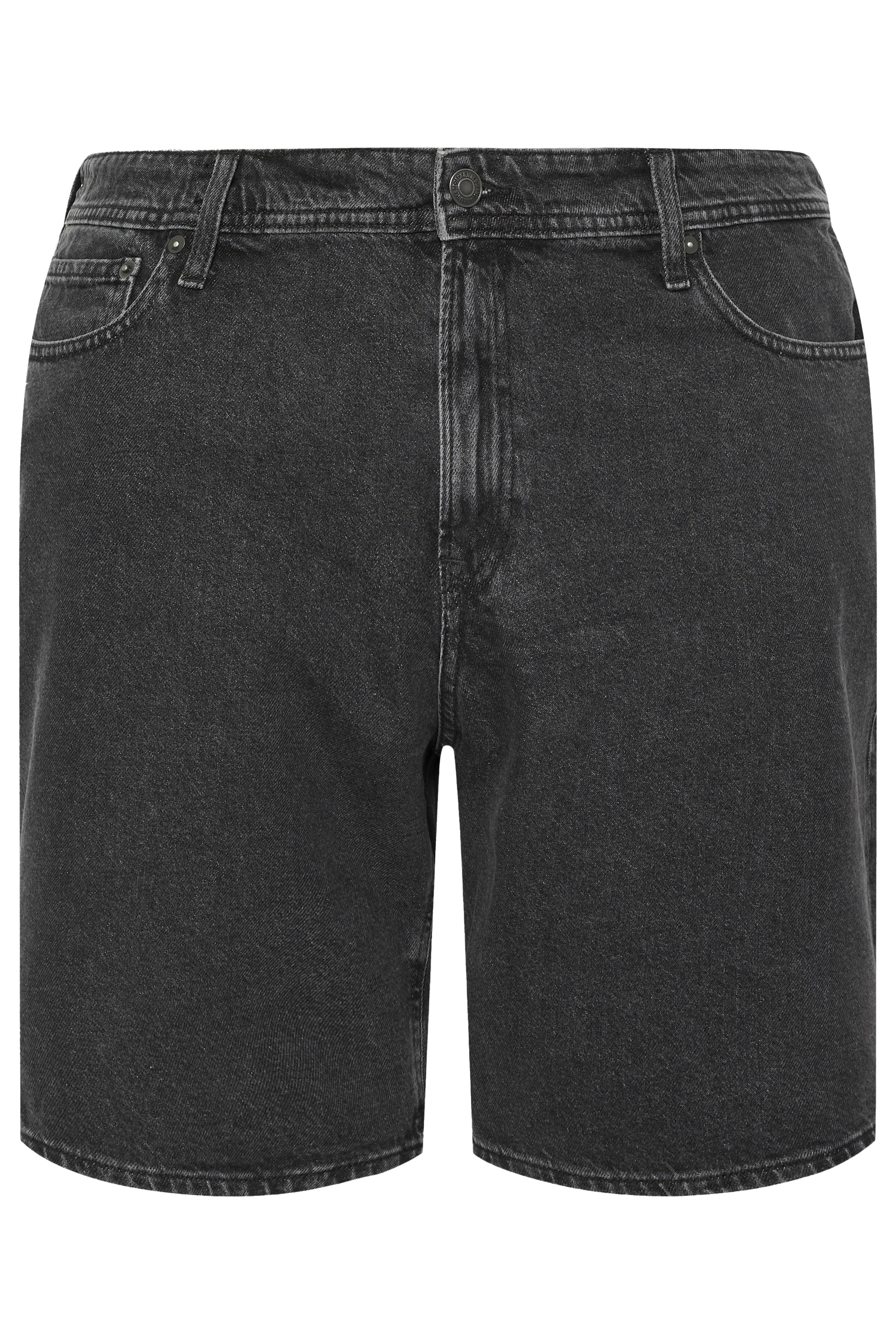 JACK & JONES Big & Tall 2 Pack Blue & Black Tony Shorts | BadRhino 6