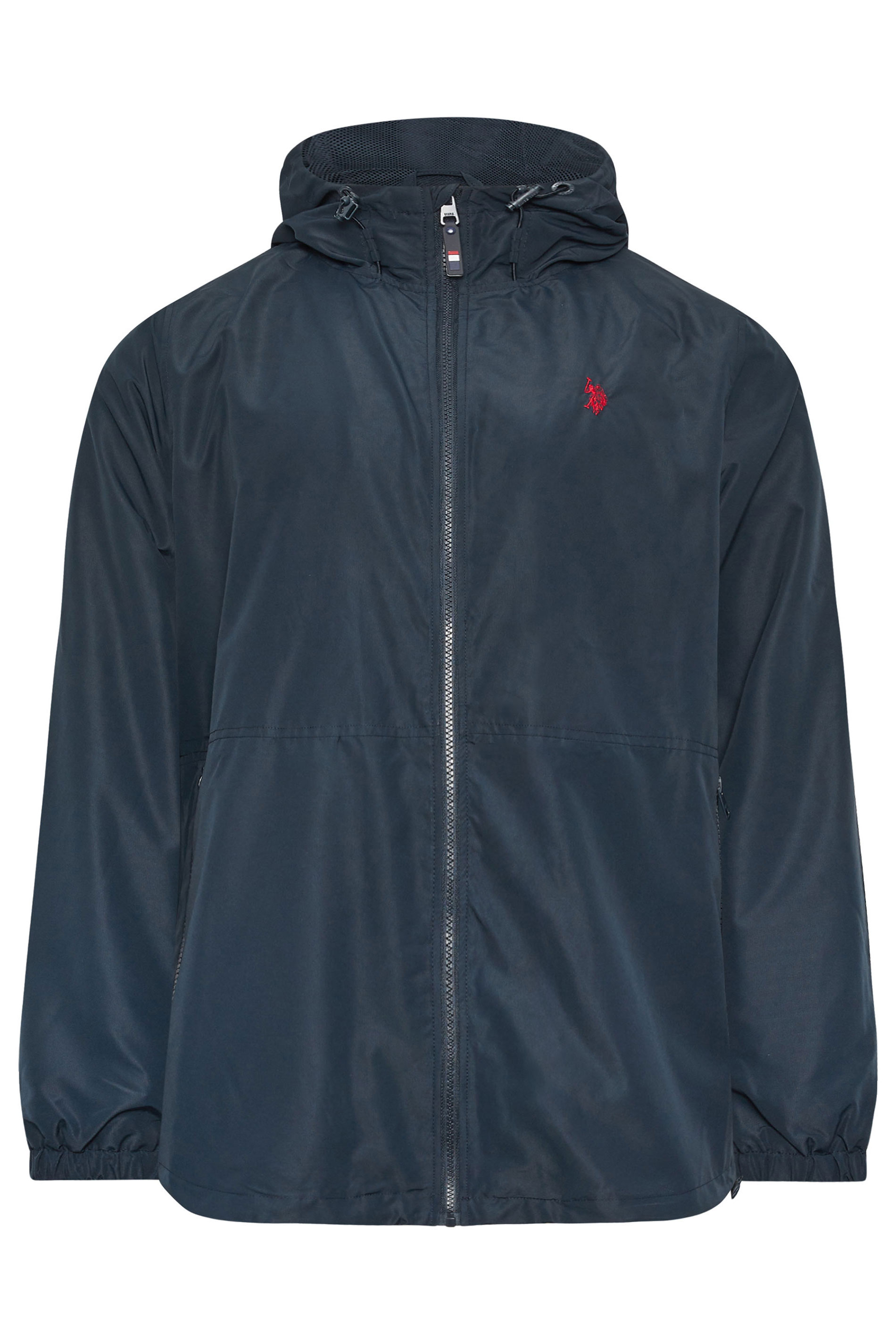U.S. POLO ASSN. Navy Blue Hooded Windbreaker | BadRhino 4