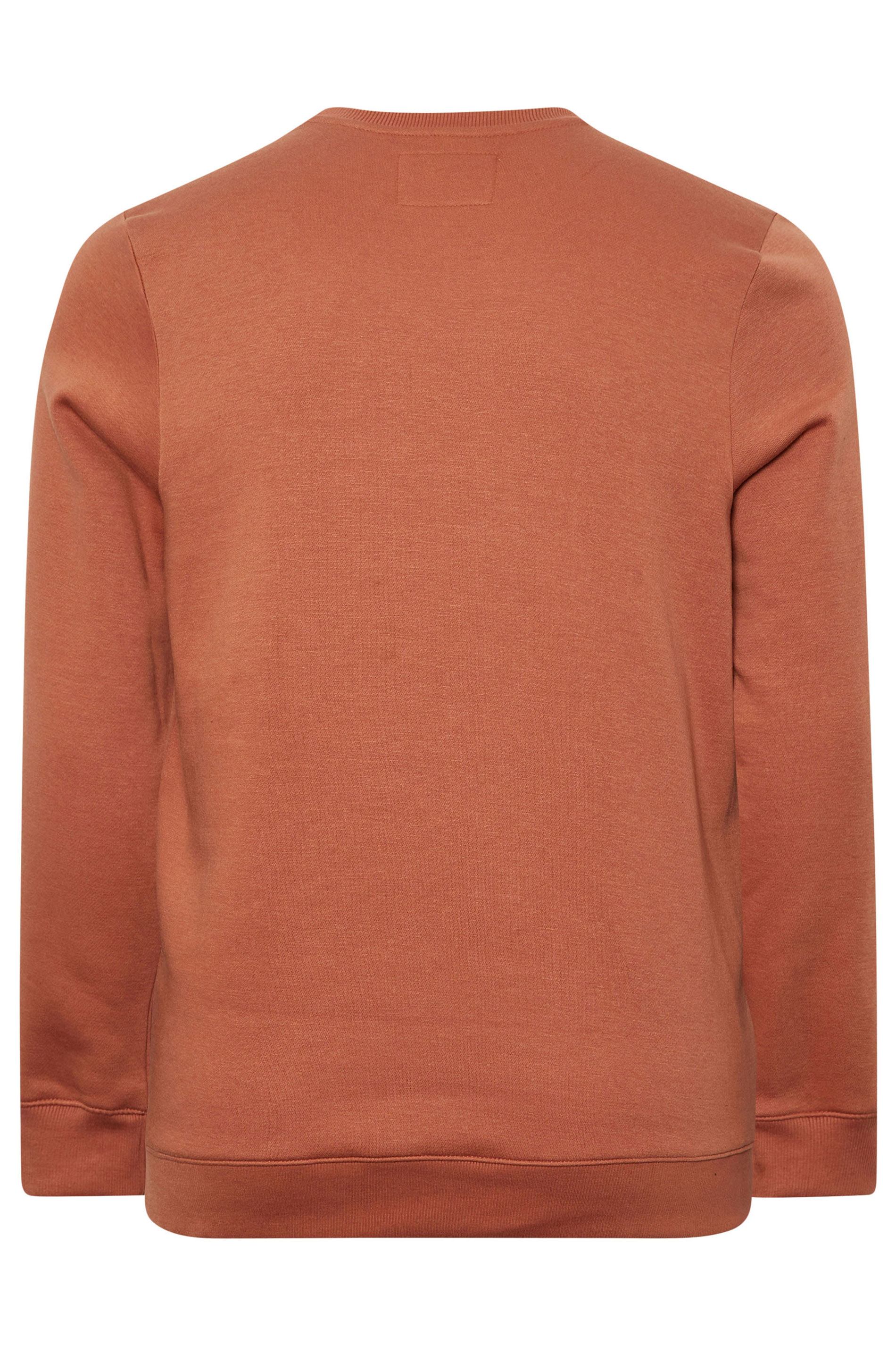 BadRhino Big & Tall Rust Orange 'Authentic Vintage' Graphic Sweatshirt | BadRhino 5