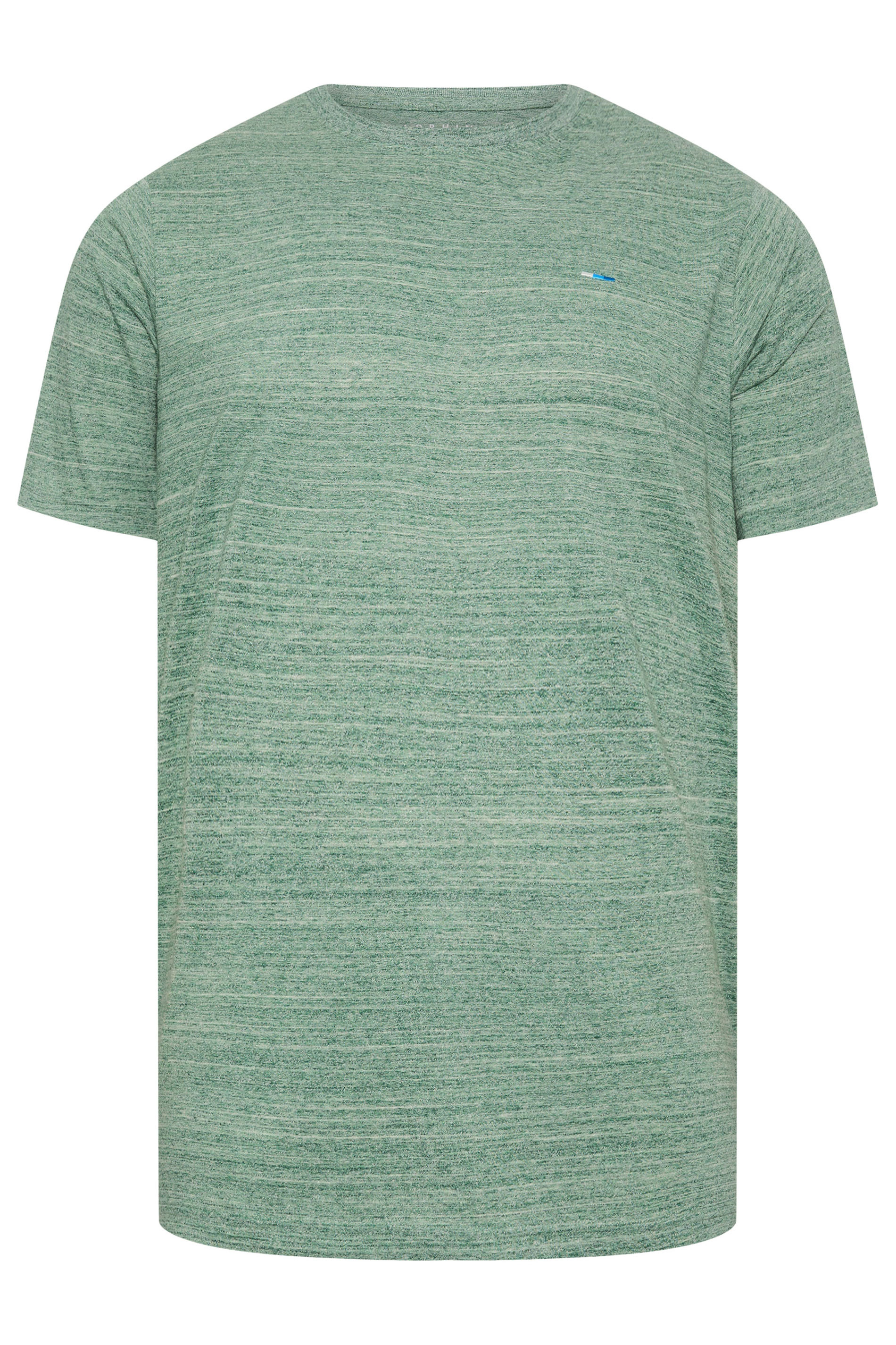 BadRhino Big & Tall Green Injected Slub Jersey T-Shirt | BadRhino 3