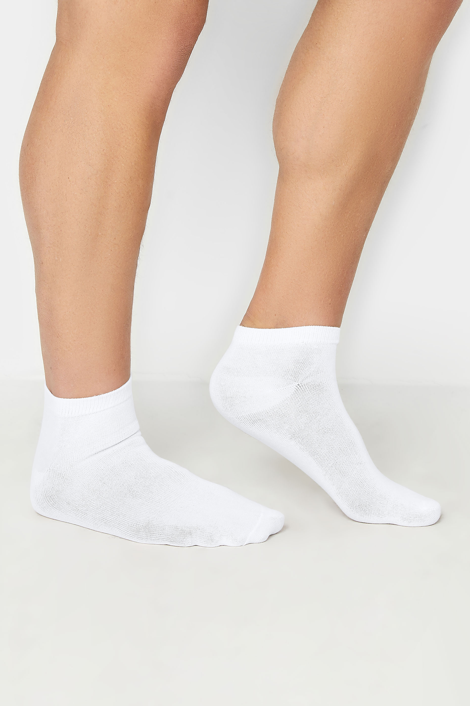BadRhino White 5 Pack Trainer Socks | BadRhino 2