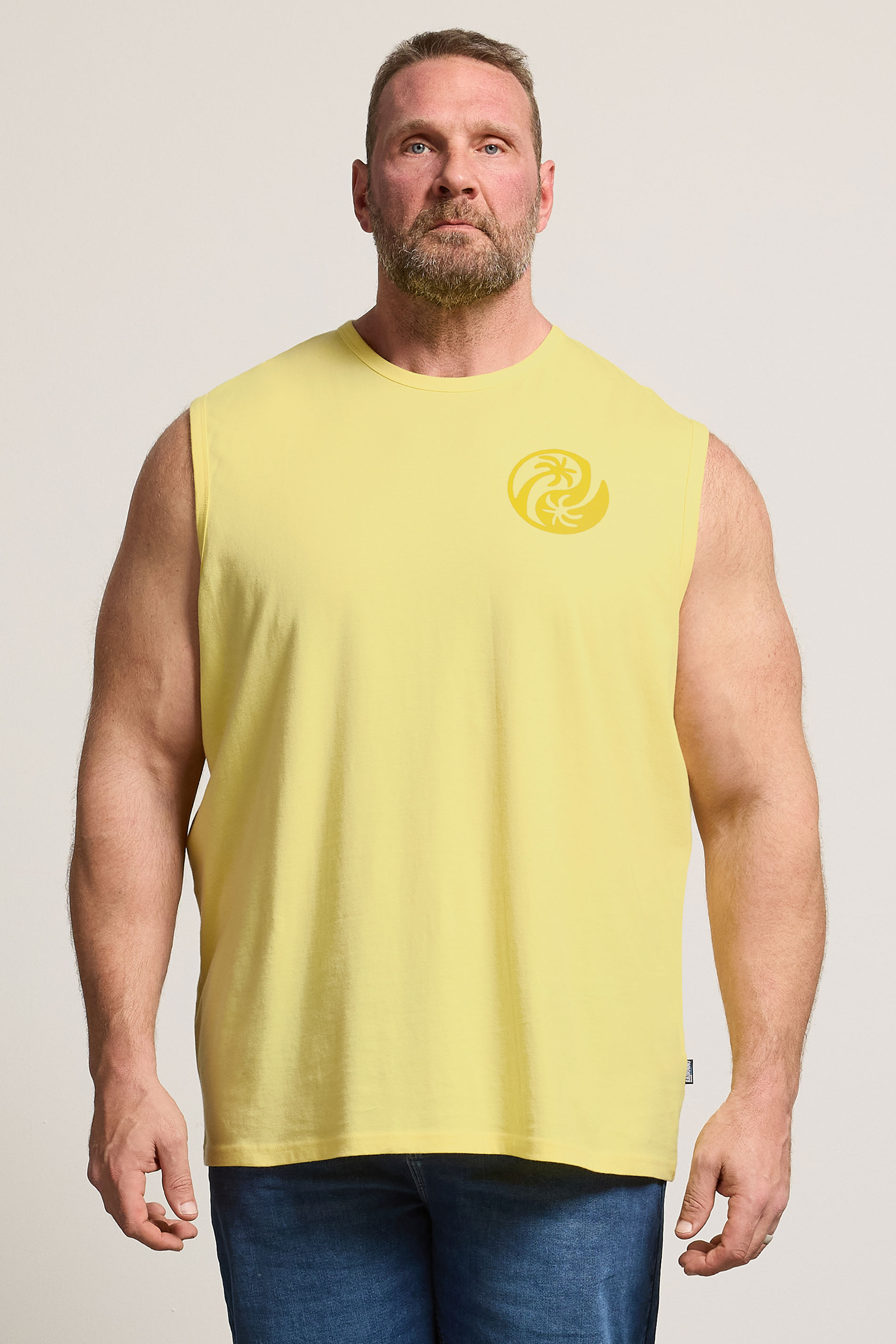 BadRhino Big & Tall Yellow Palm Tree Vest | BadRhino 3