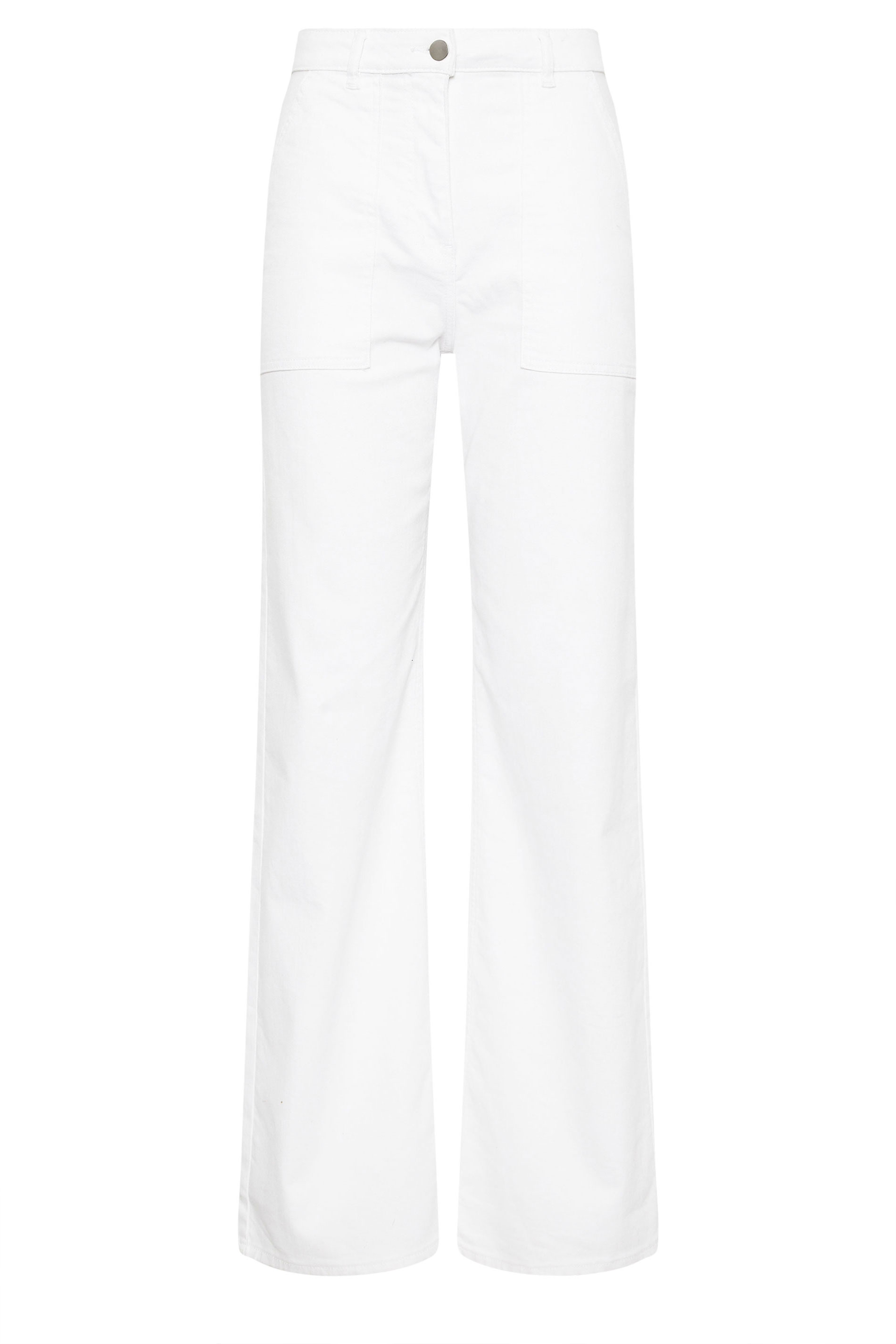 LTS Tall White Wide Leg Jeans | Long Tall Sally 5