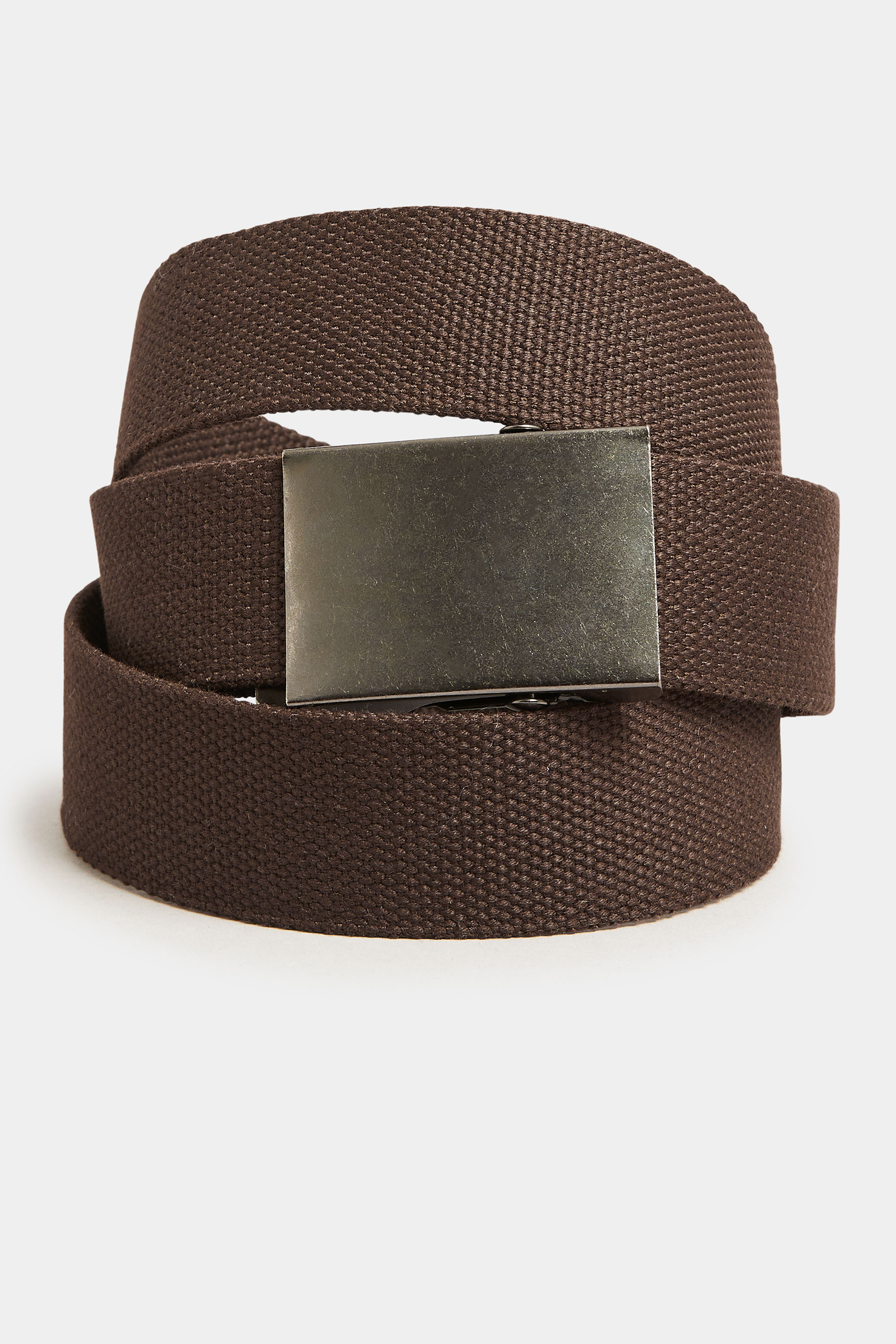 D555 Brown Webbing Belt | D555 2