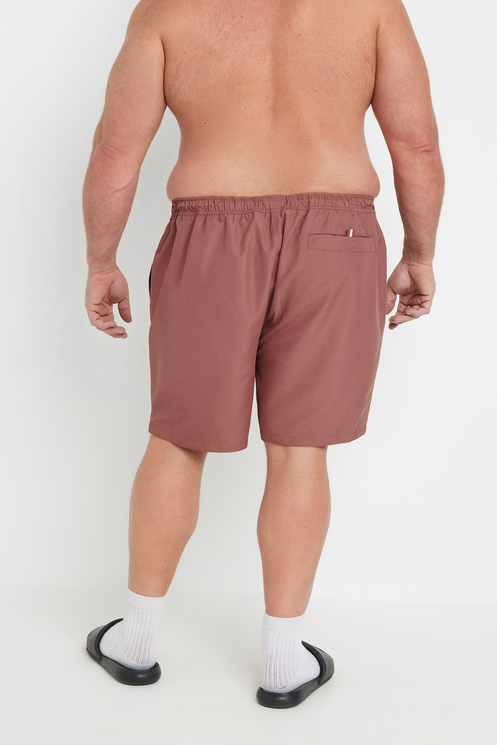 BadRhino Big & Tall Burnt Orange Swim Shorts | BadRhino 5