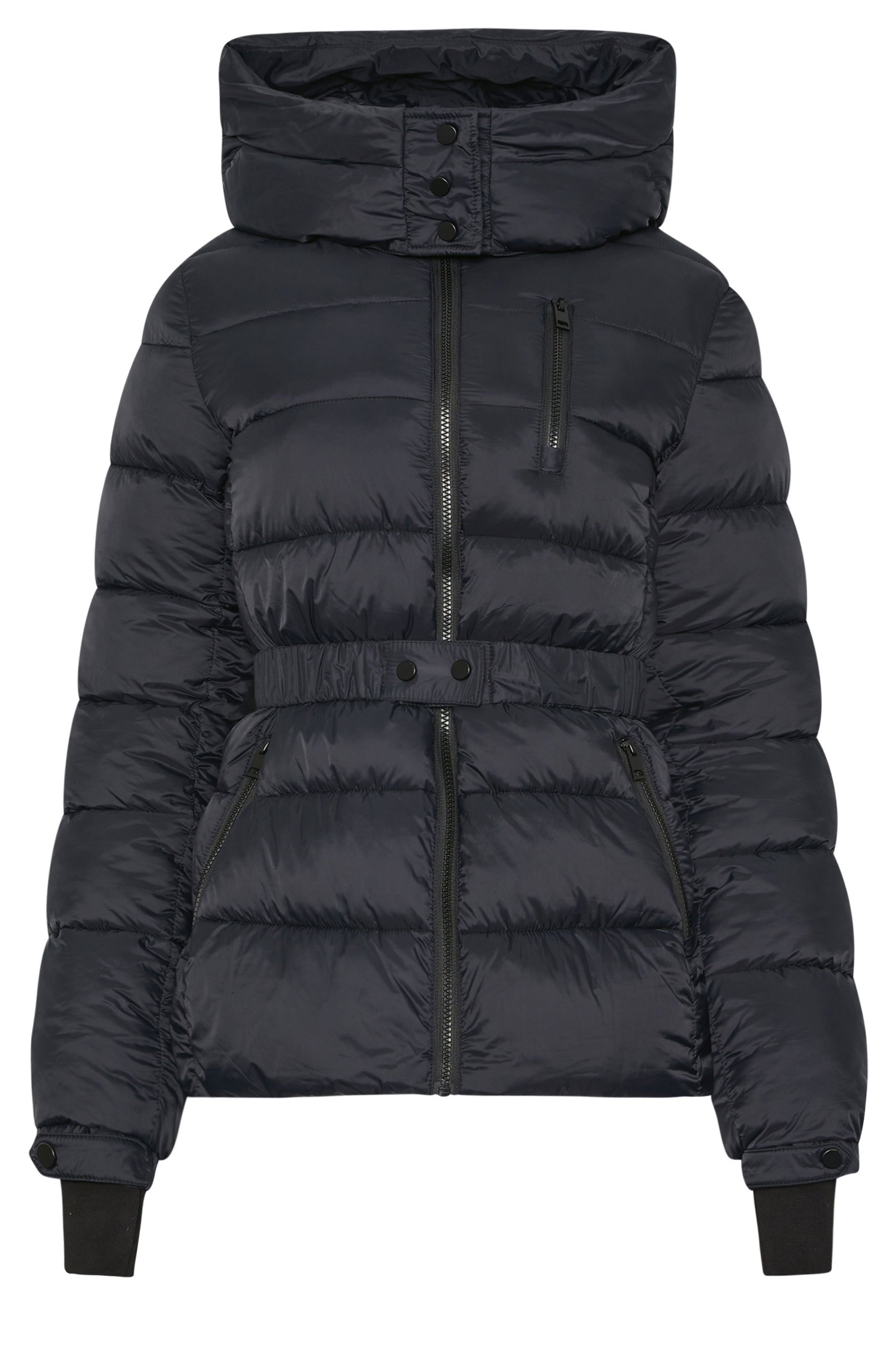 LTS Tall Black Padded Ski Coat | Long Tall Sally 7
