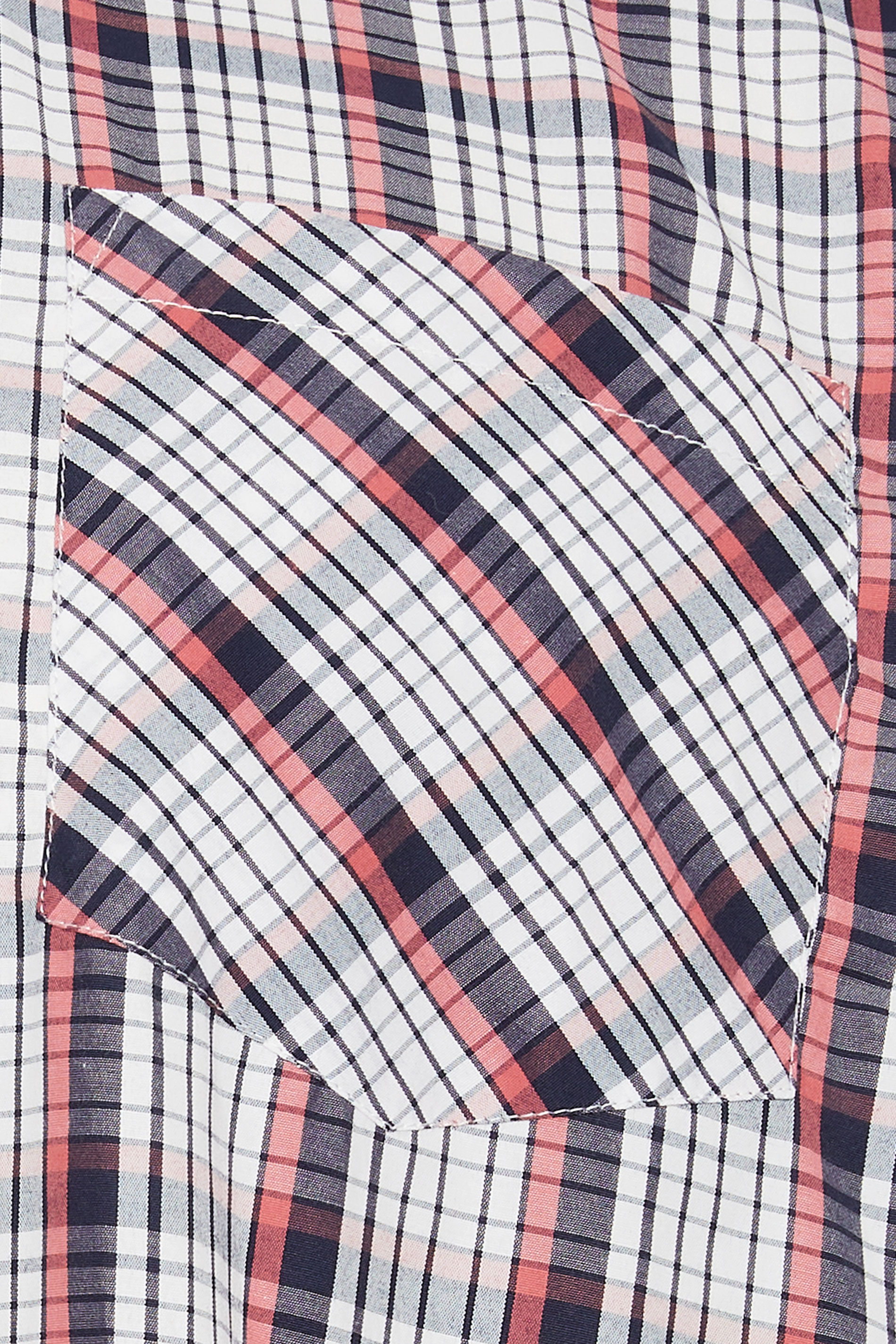 ESPIONAGE Big & Tall Navy Blue Check Shirt | BadRhino 2