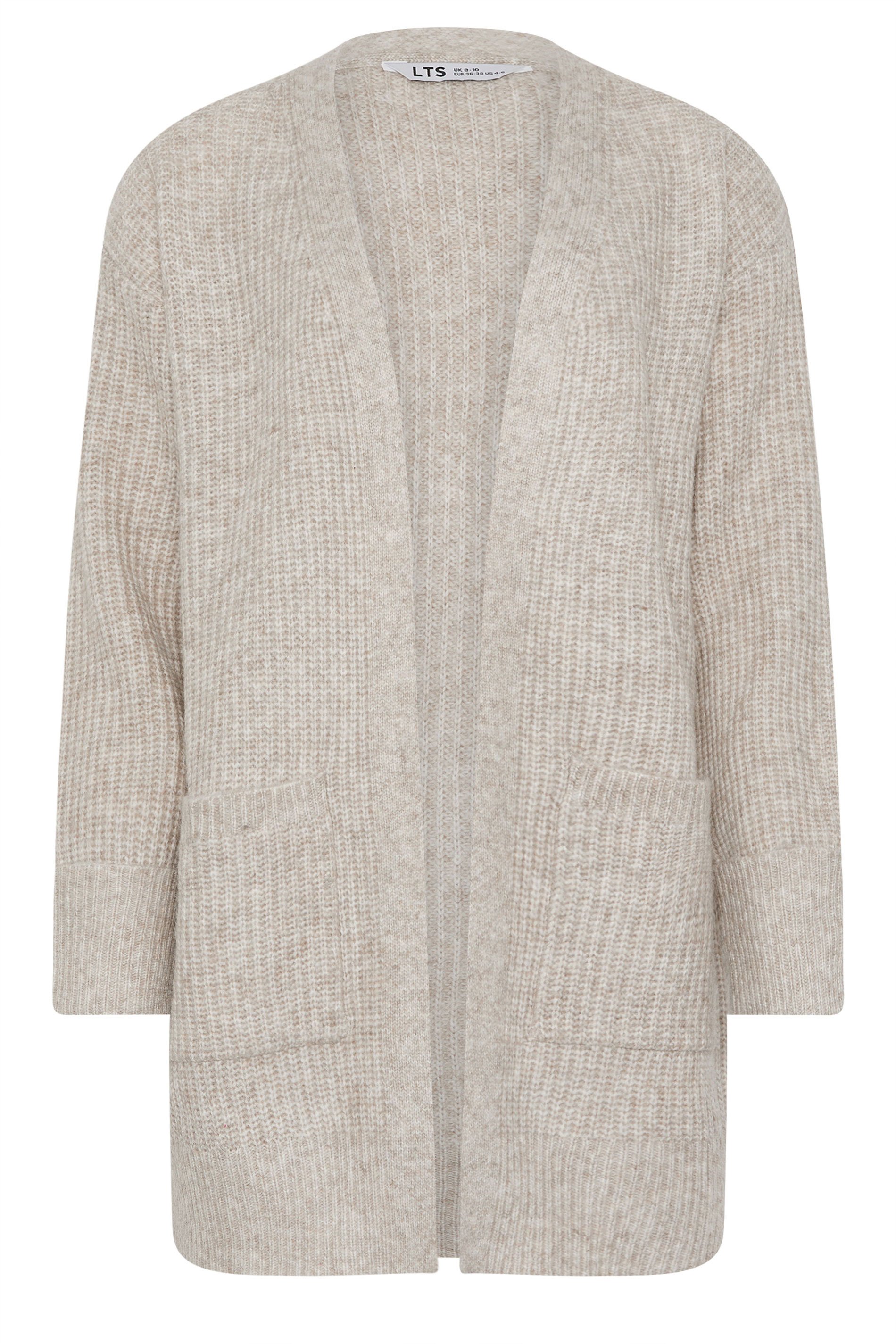 LTS Tall Light Grey Knitted Midi Cardigan | Long Tall Sally 5