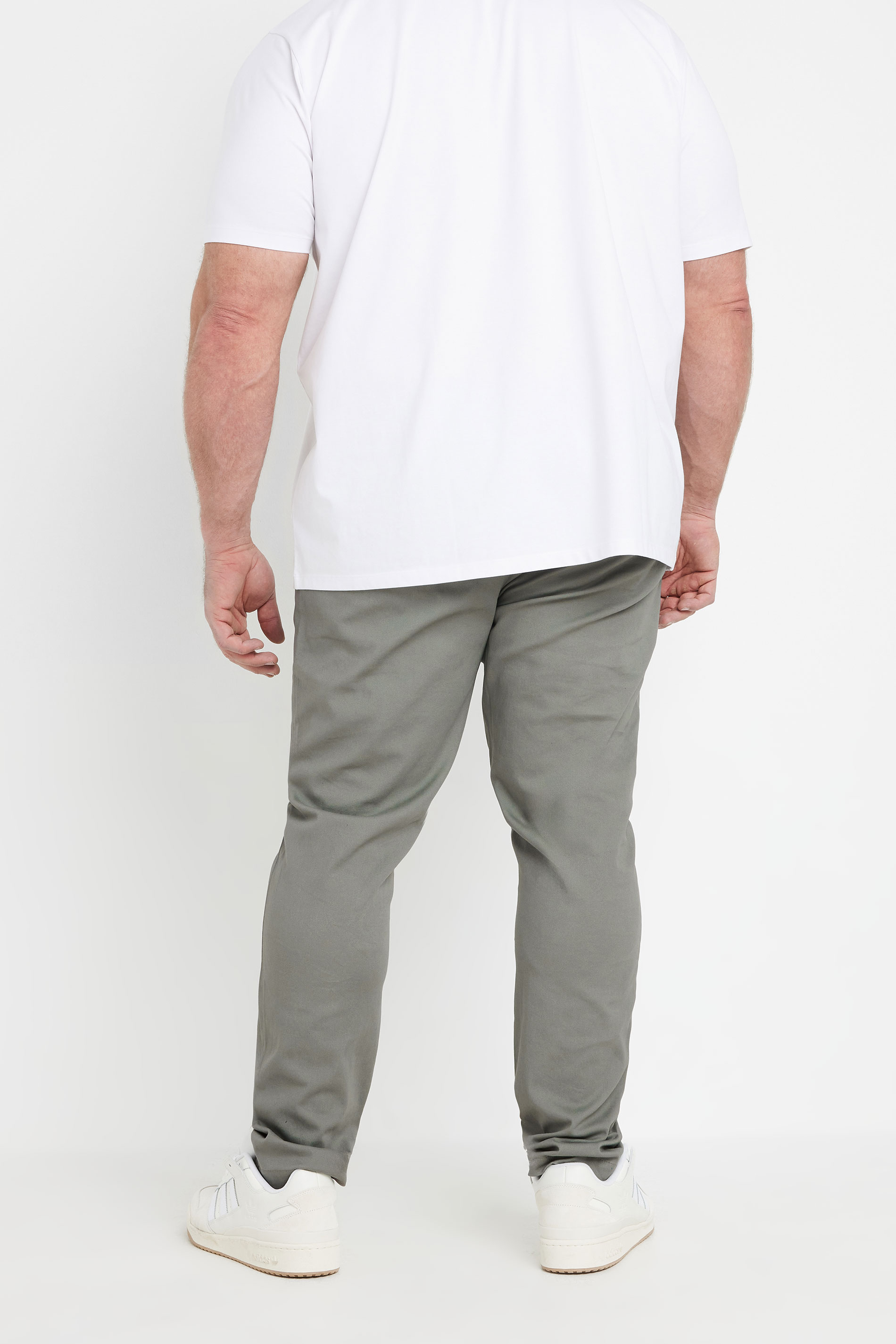 BadRhino Big & Tall Sage Green Stretch Chinos | BadRhino 5