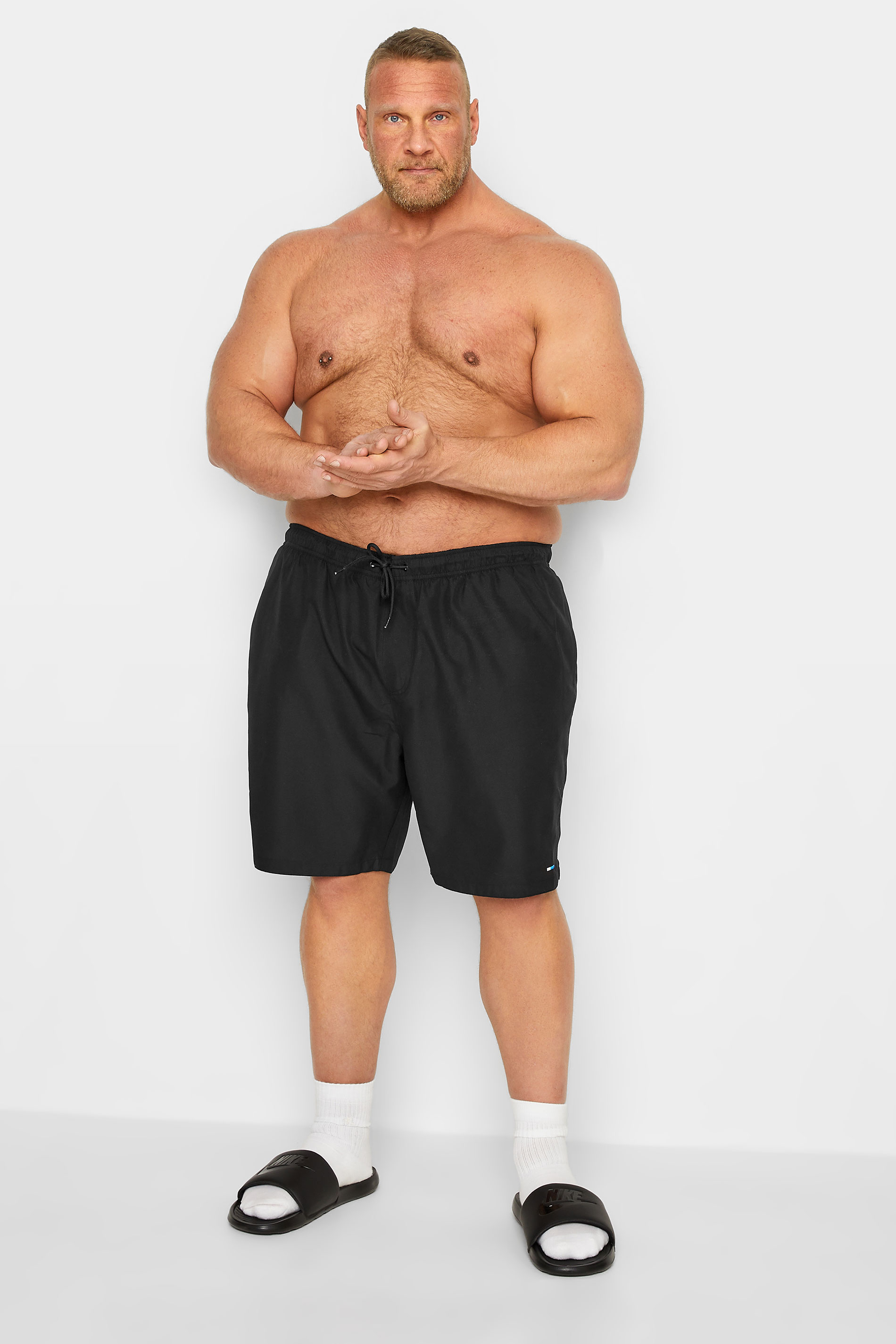 BadRhino Big & Tall Black Swim Shorts | BadRhino  3