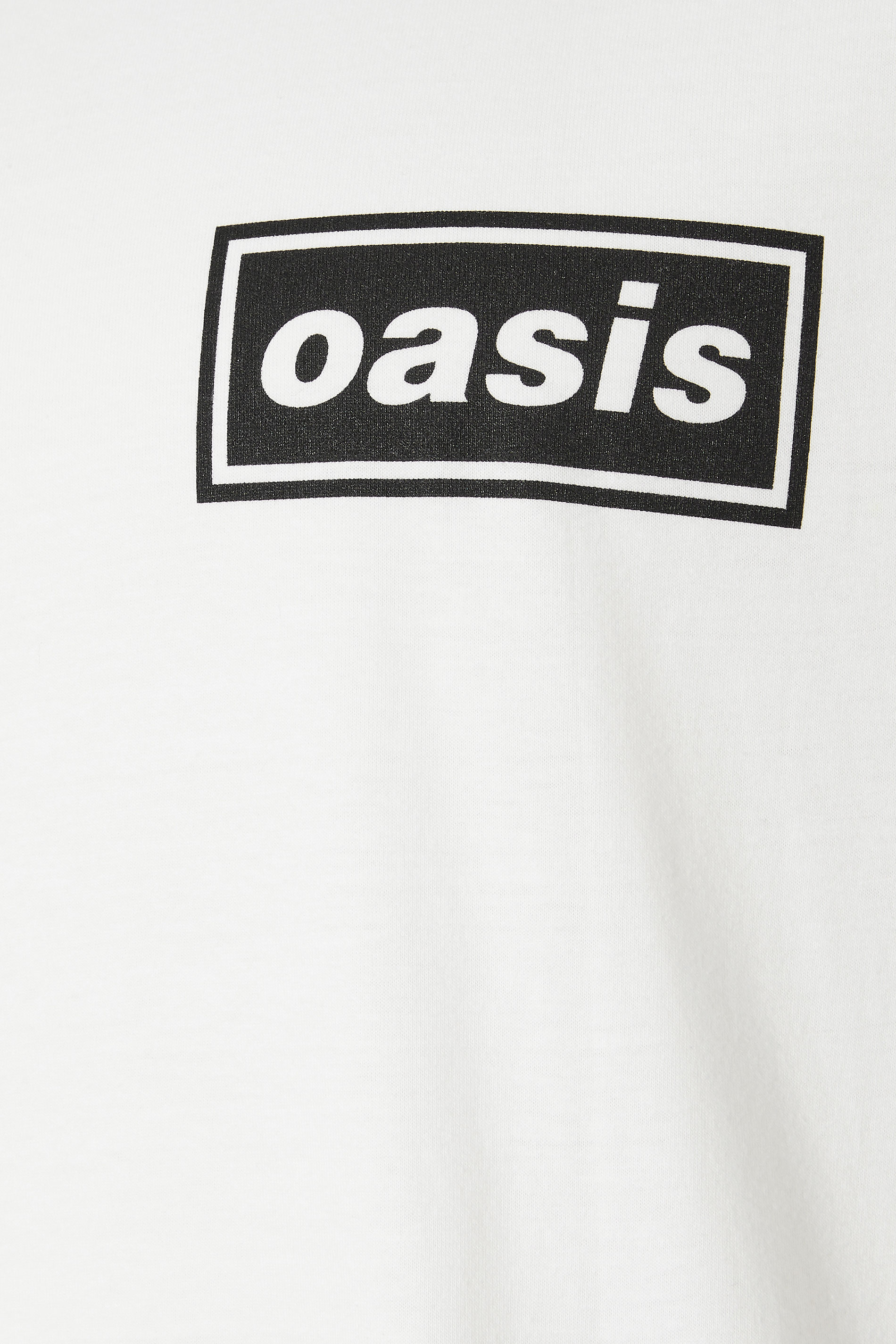 BadRhino Big & Tall White 'Definitely Maybe' Printed Oasis T-Shirt | BadRhino 5