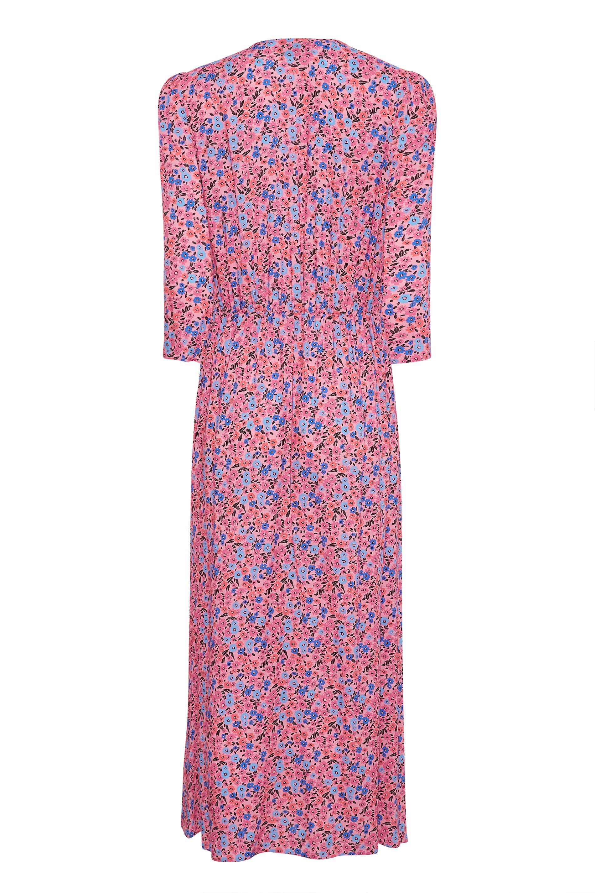 Tall Women's LTS Pink Ditsy Floral Tea Dress | Long Tall Sally 7