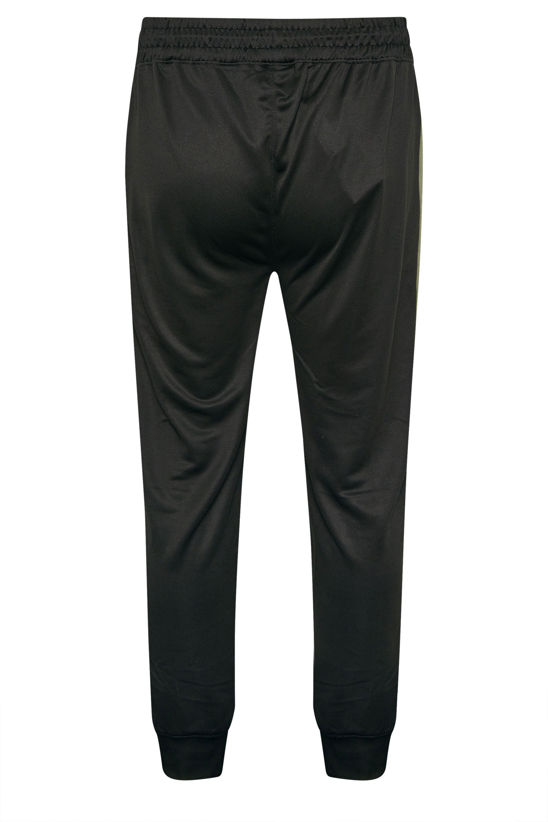 D555 Big & Tall Black Dry Wear Panel Joggers | BadRhino 5