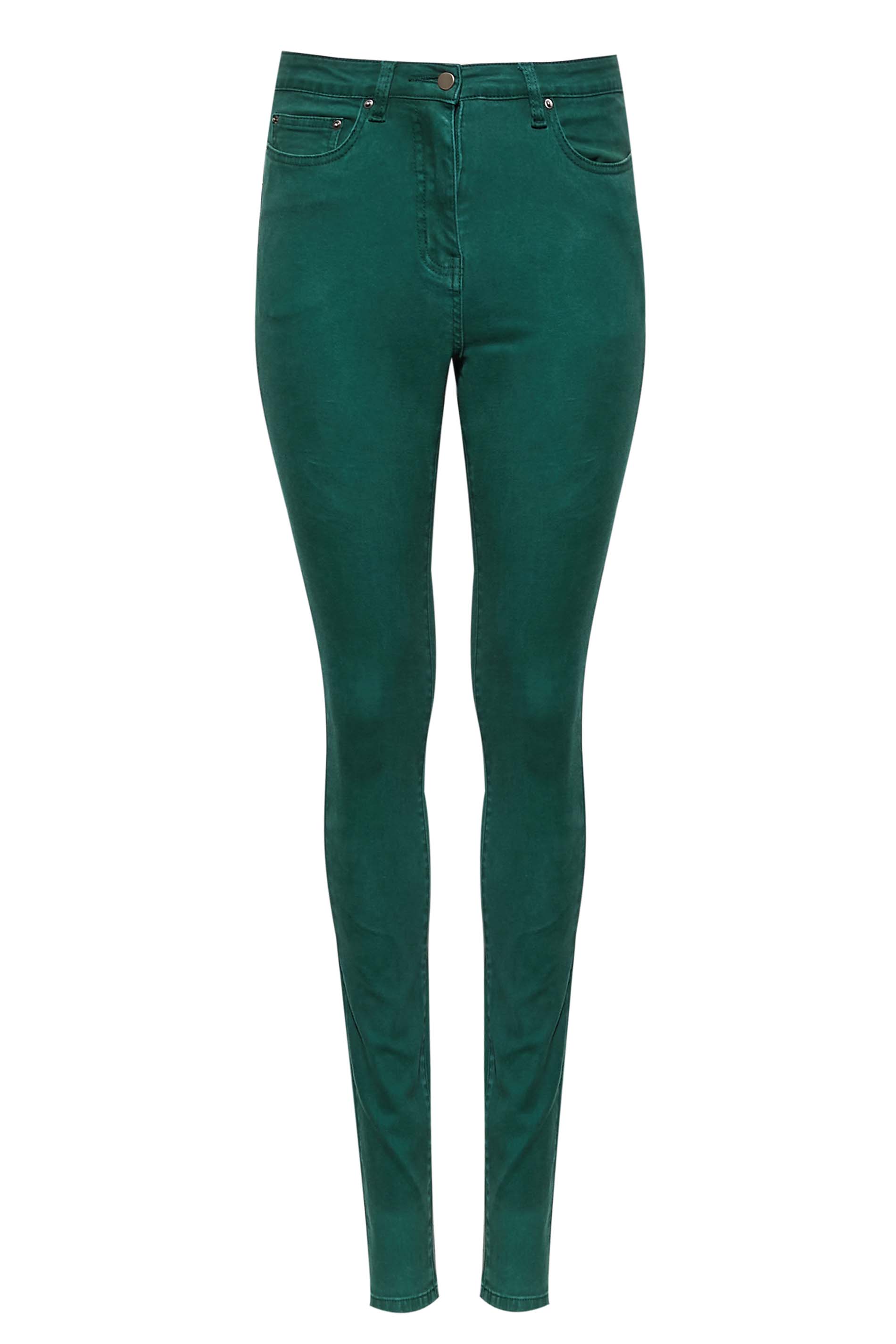 LTS Tall Women's Dark Green AVA Skinny Jeans | Long Tall Sally 5