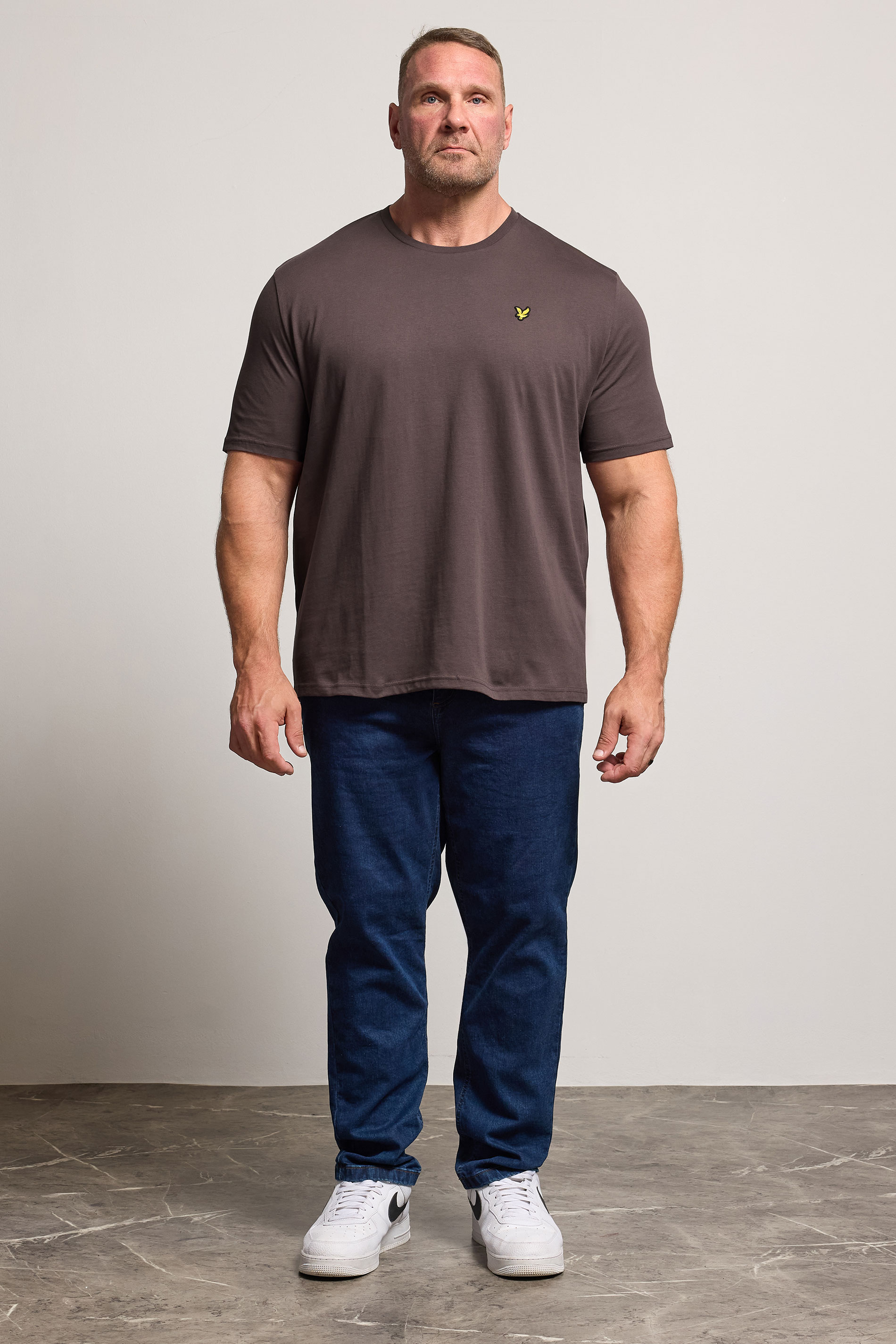 LYLE & SCOTT Big & Tall Brown Core T-Shirt | BadRhino 2