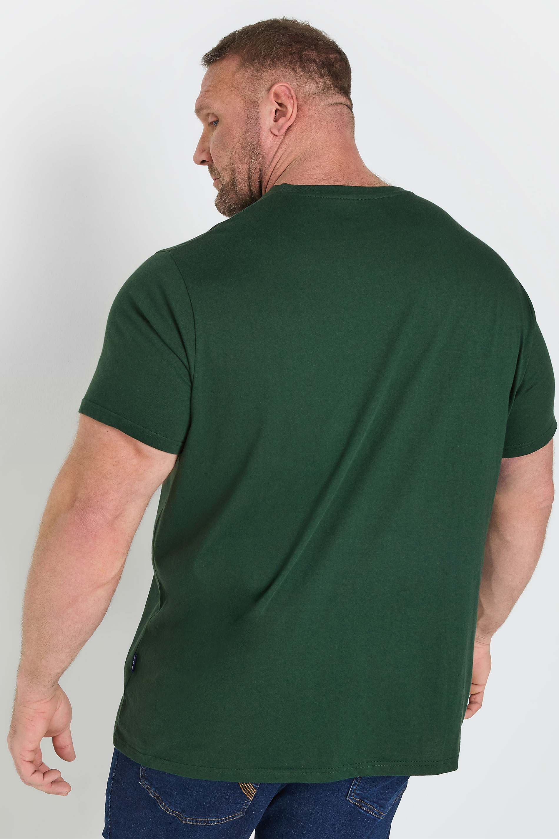 BadRhino Big & Tall 5 PACK Dark Green & Blue Core T-Shirts | BadRhino 4