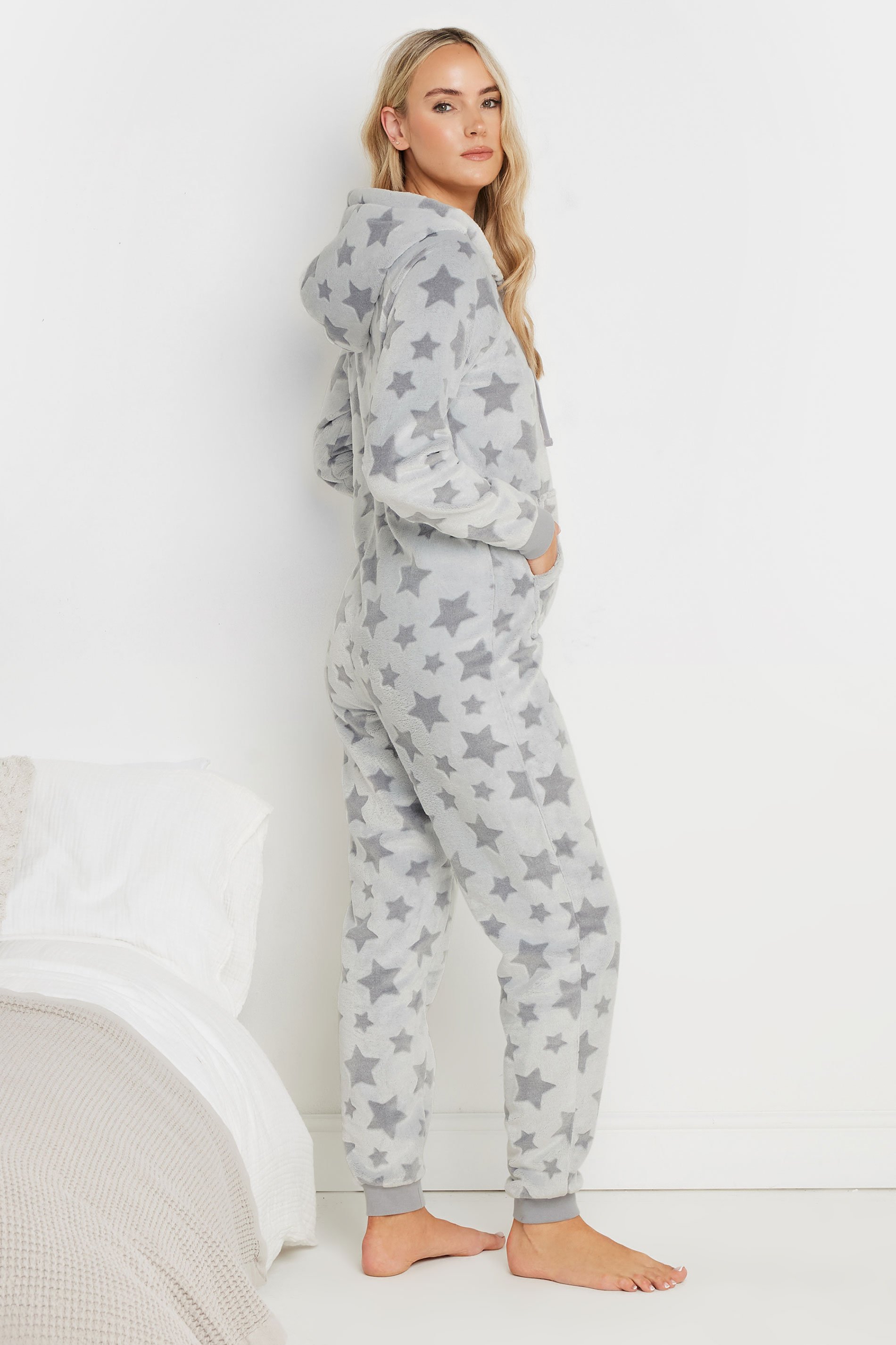 LTS Tall Grey Soft Touch Star Onesie | Long Tall Sally 3