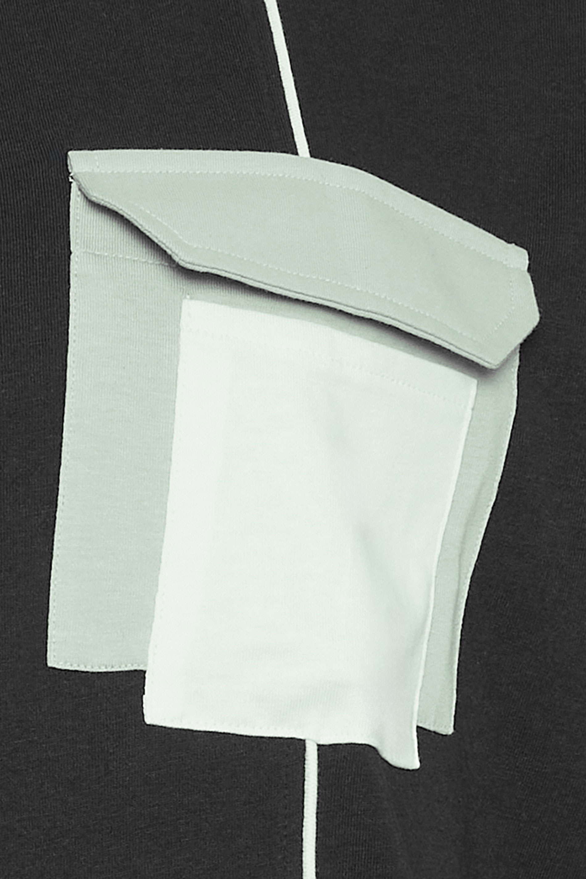 STUDIO A Black Patch Pocket T-Shirt 4