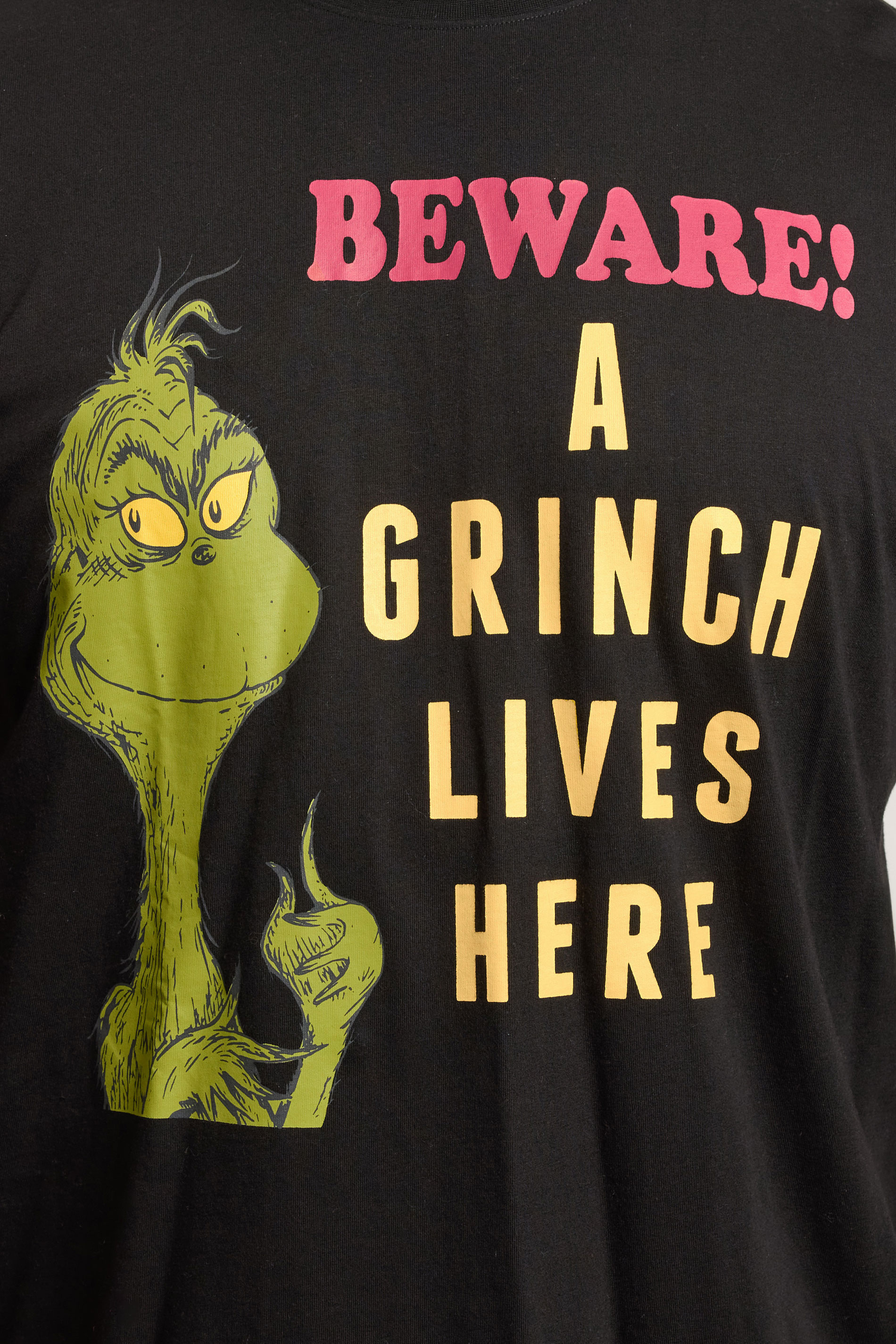 BadRhino Big & Tall Black Grinch Pyjama Set | BadRhino 4