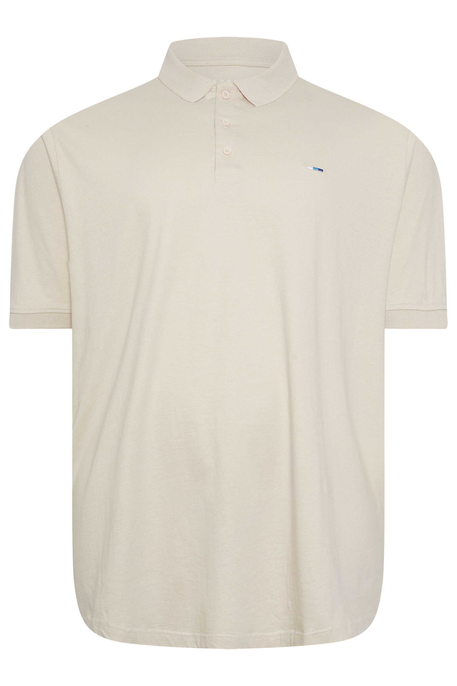 BadRhino Big & Tall Natural Brown Jersey Polo Shirt | BadRhino 6