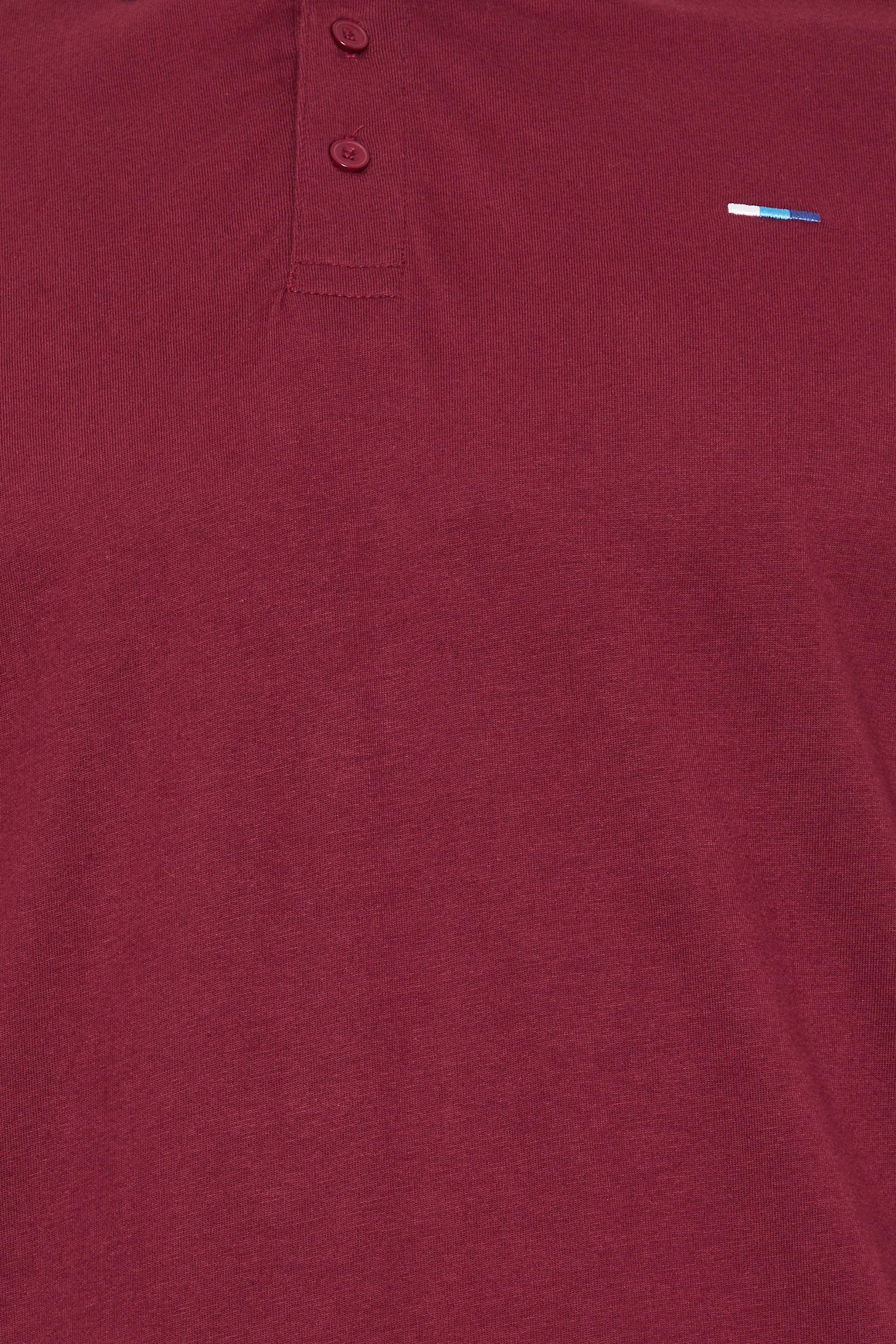 BadRhino Big & Tall Burgundy Red Stripe Detail Jacquard Collar Polo Shirt | BadRhino 3