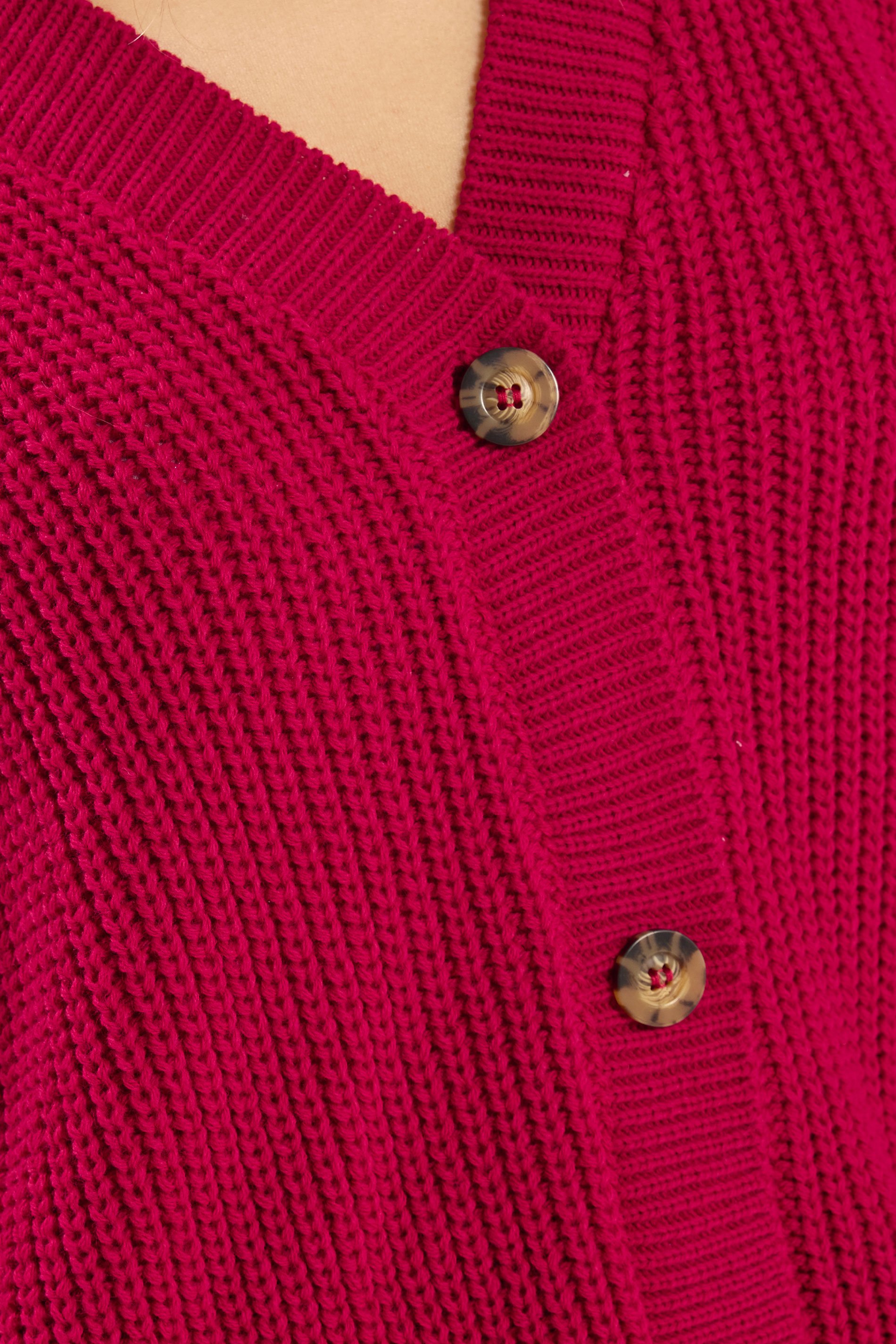 LTS Tall Women's Red V-Neck Cardigan | Long Tall Sally 4