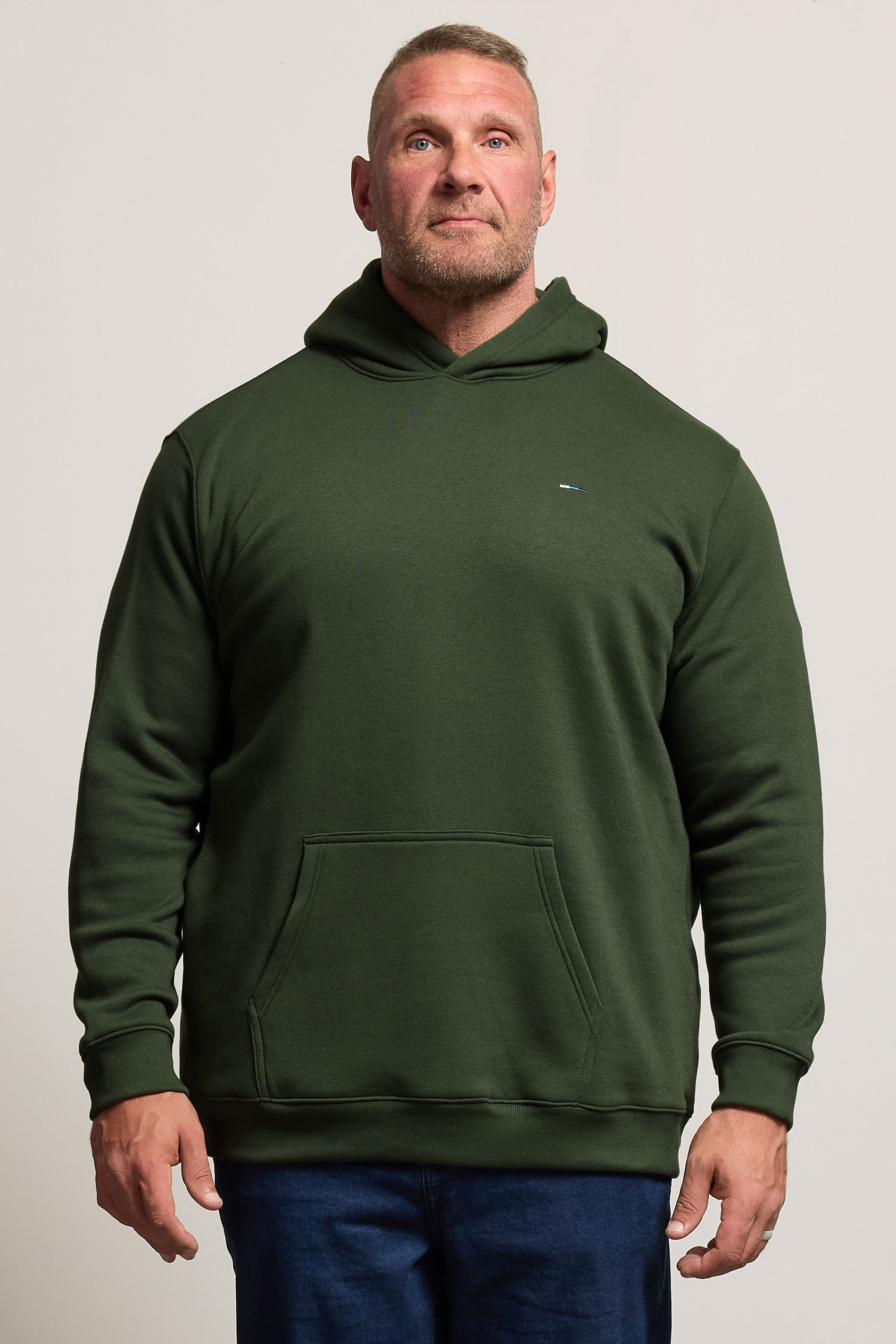 BadRhino Big & Tall Dark Green Hoodie | BadRhino 1
