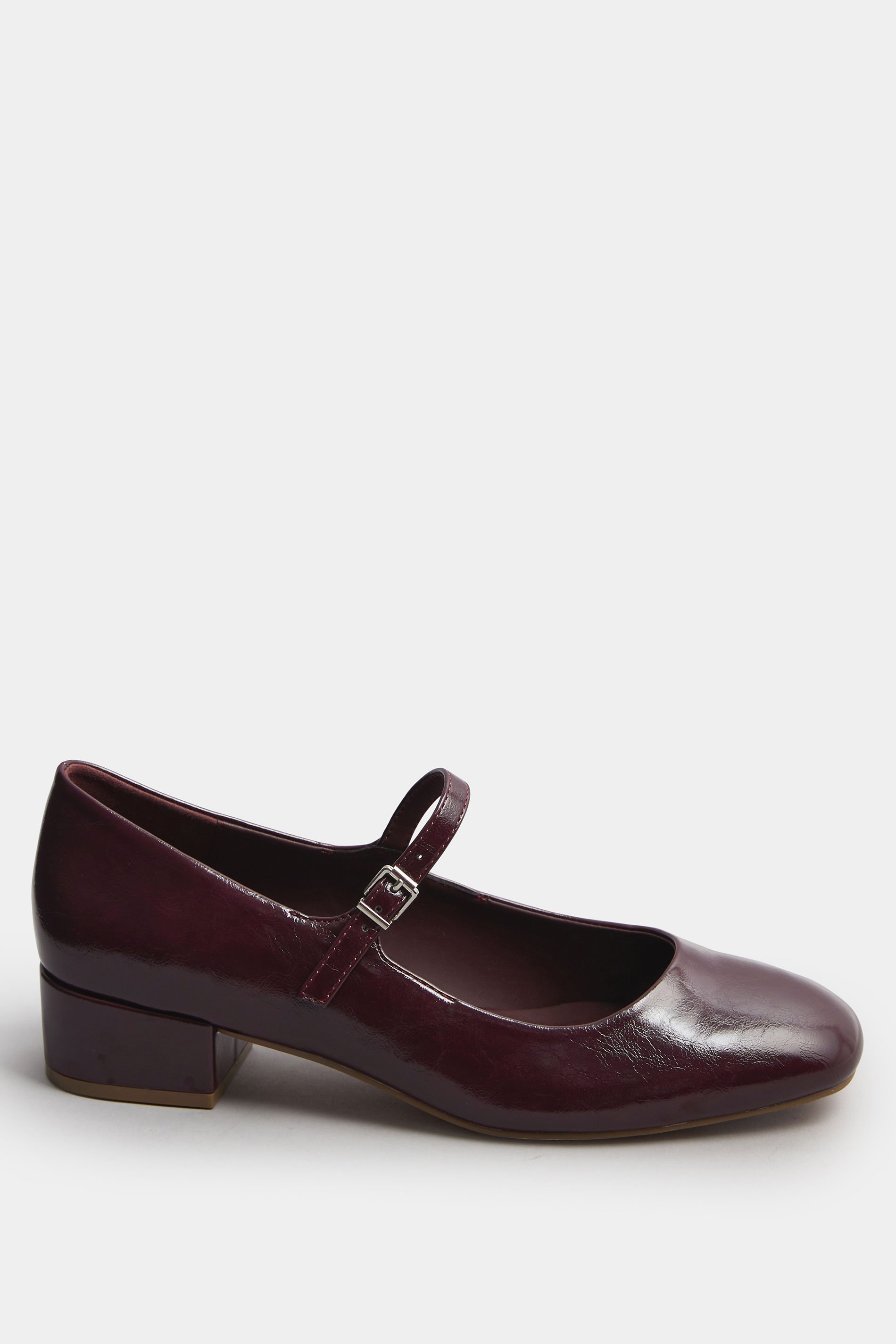 LTS Burgundy Red Mary Jane Heels In Standard Fit | Long Tall Sally 3