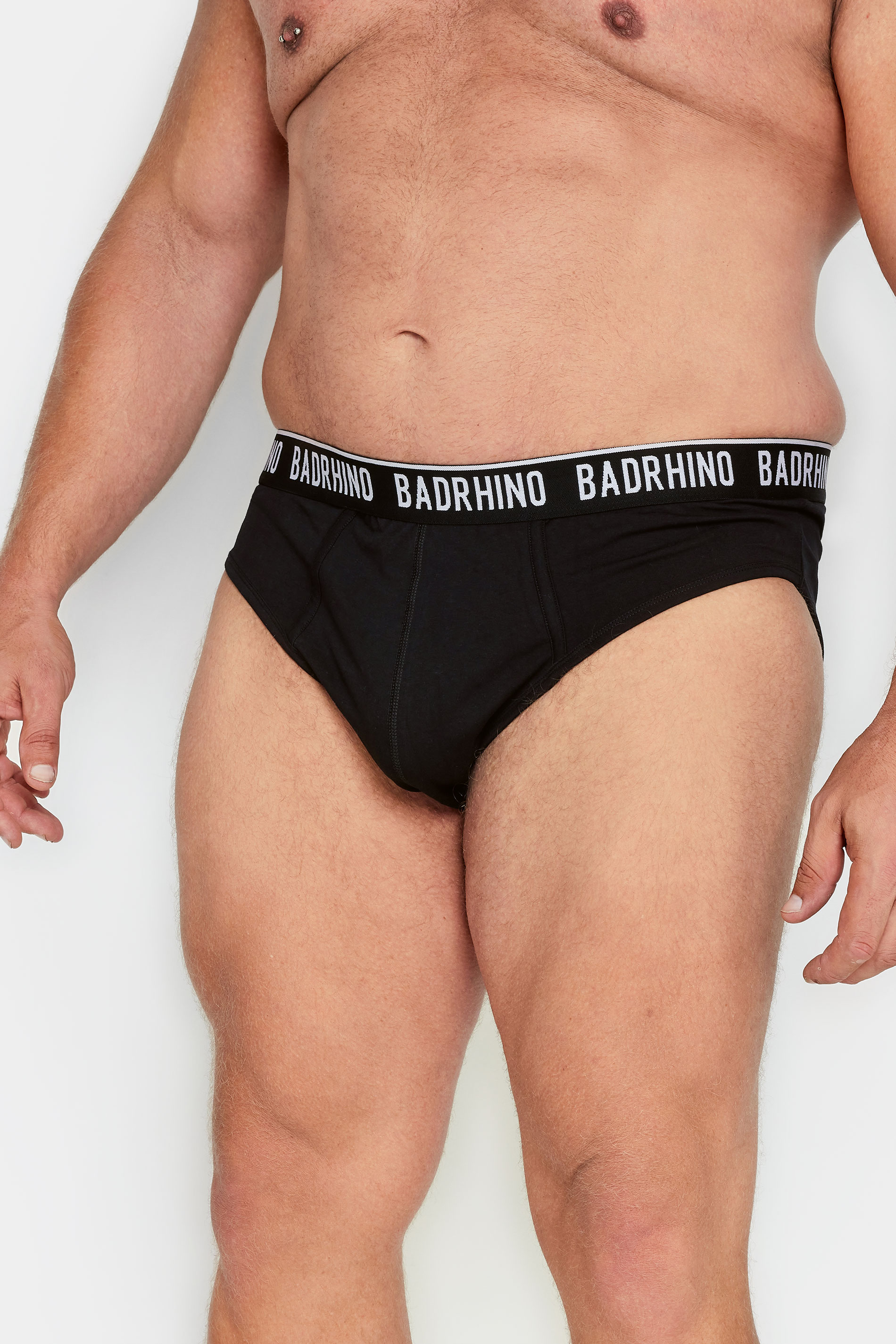 BadRhino Big & Tall 5 PACK Black Briefs | BadRhino 2