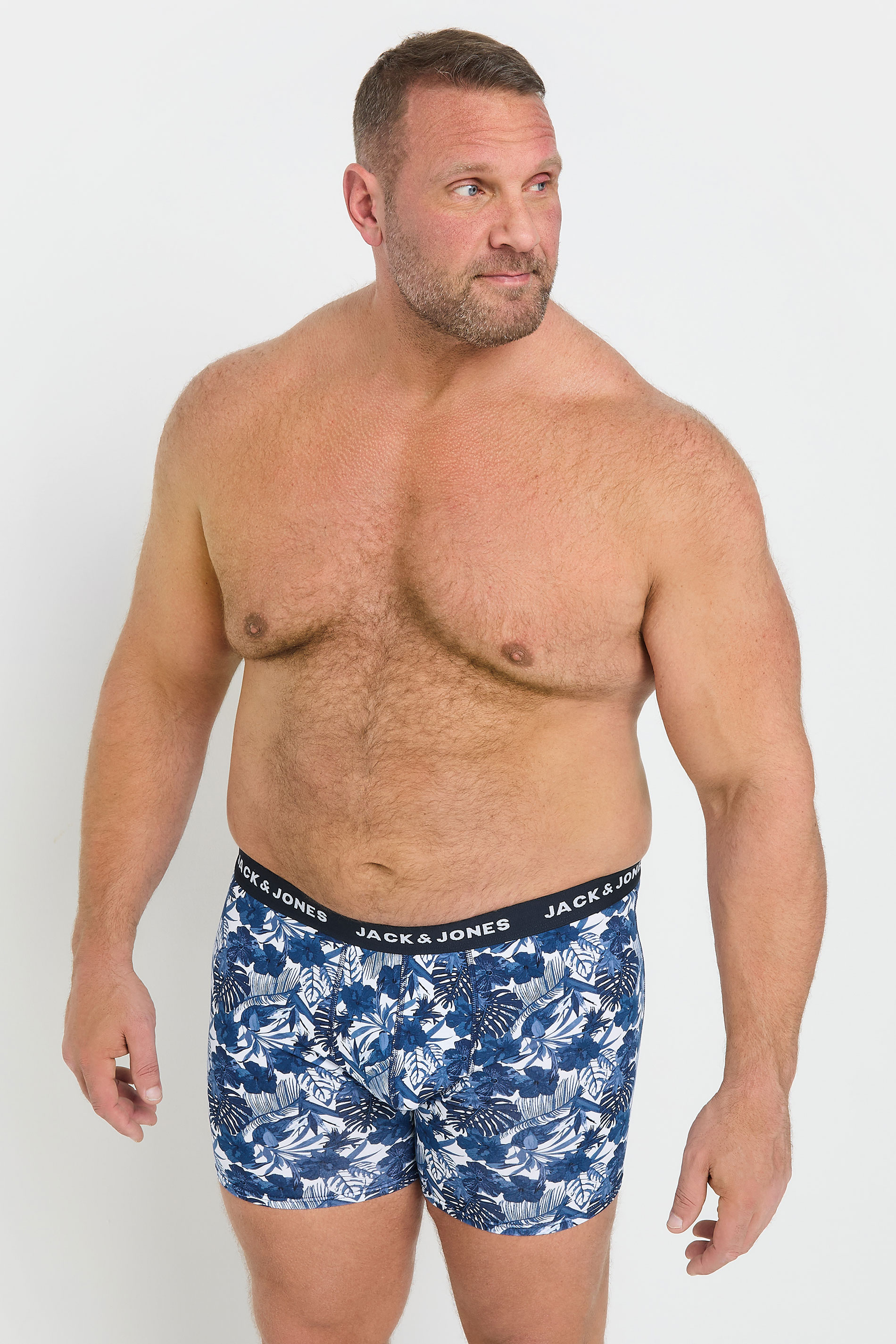 JACK & JONES 7 PACK Navy Blue & Black Boxers | BadRhino 2