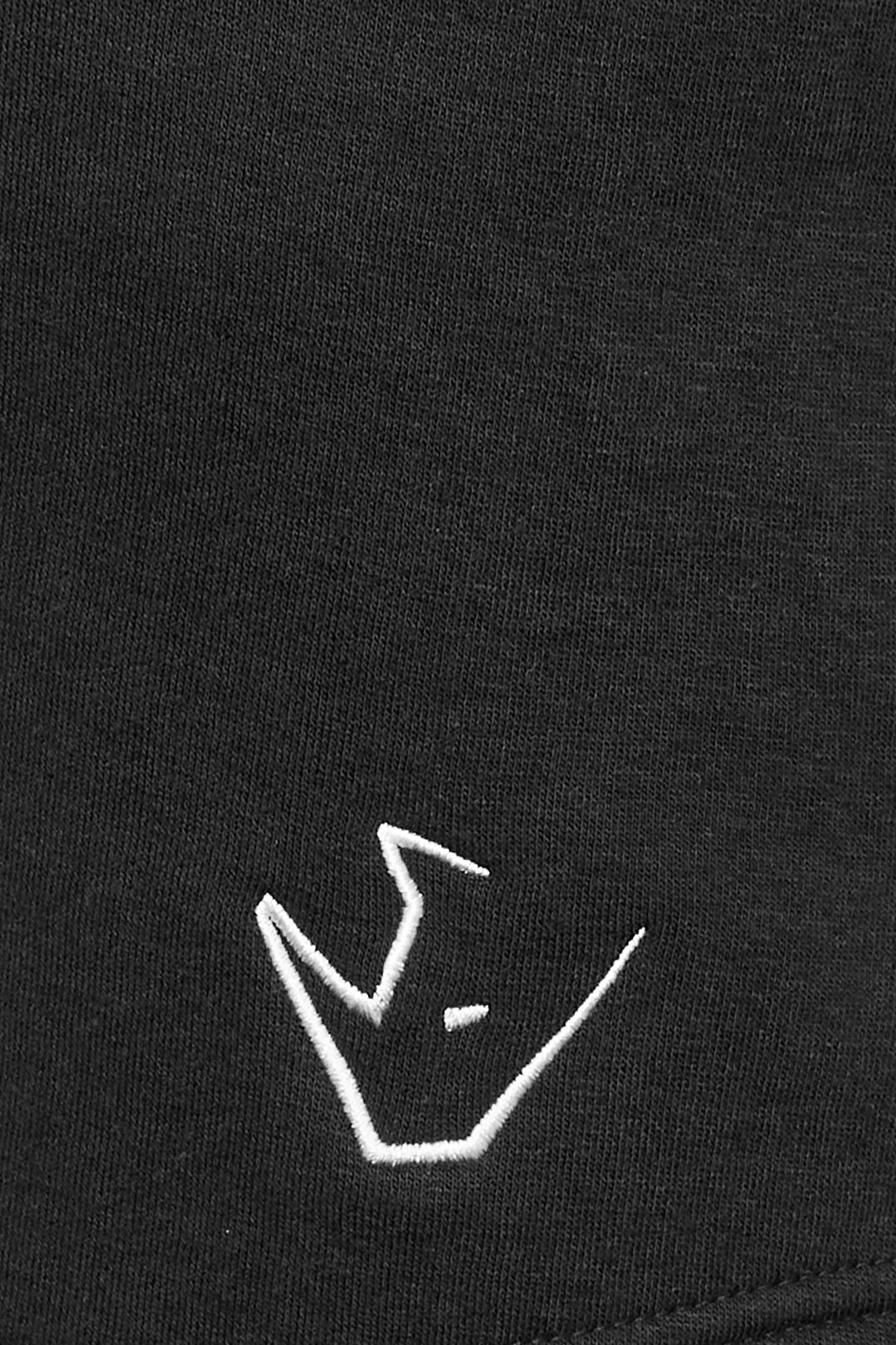 IronRhino Big & Tall Black 'Rest Day' Shorts 6