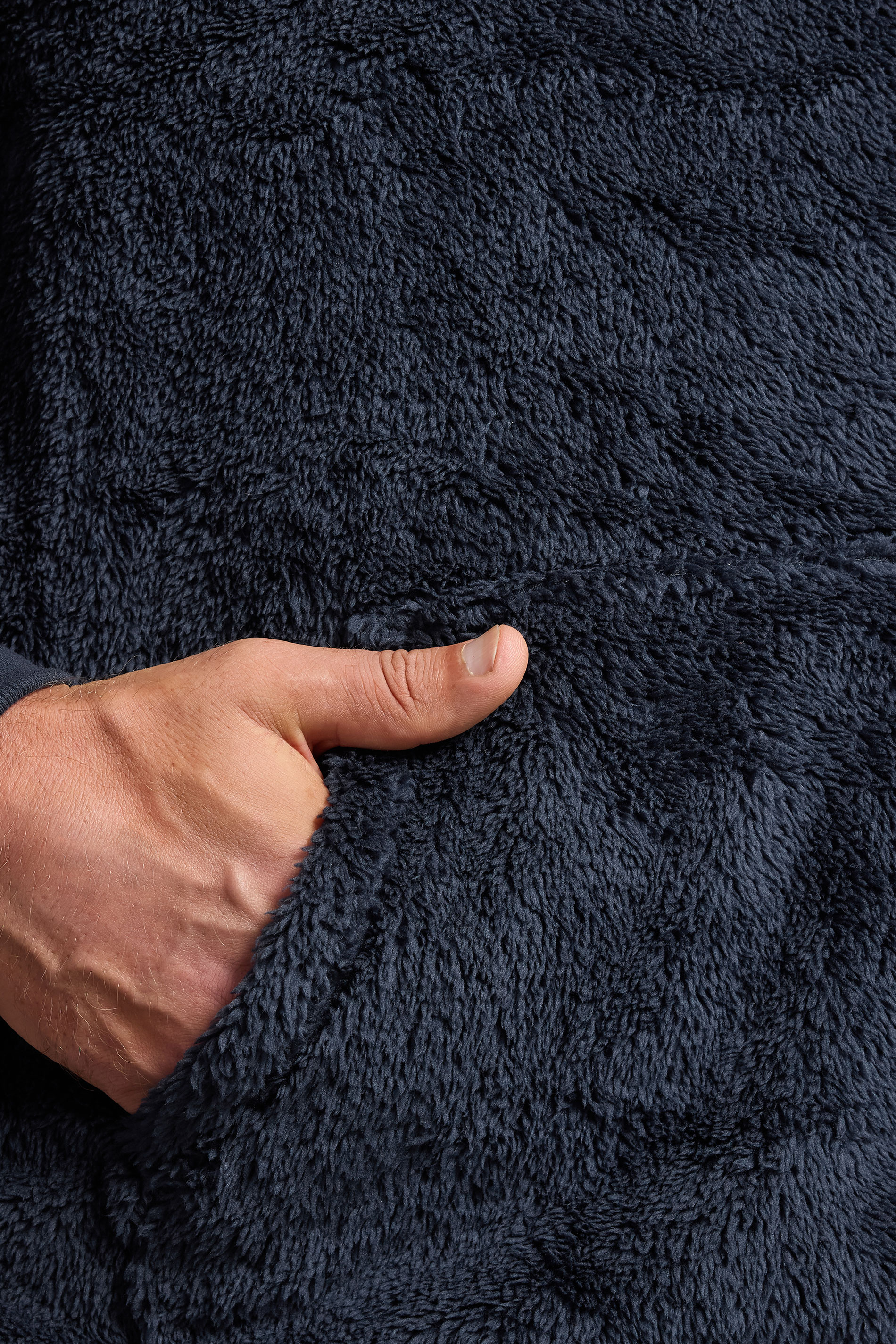 BadRhino Big & Tall Navy Blue Fleece Lounge Set | BadRhino 3