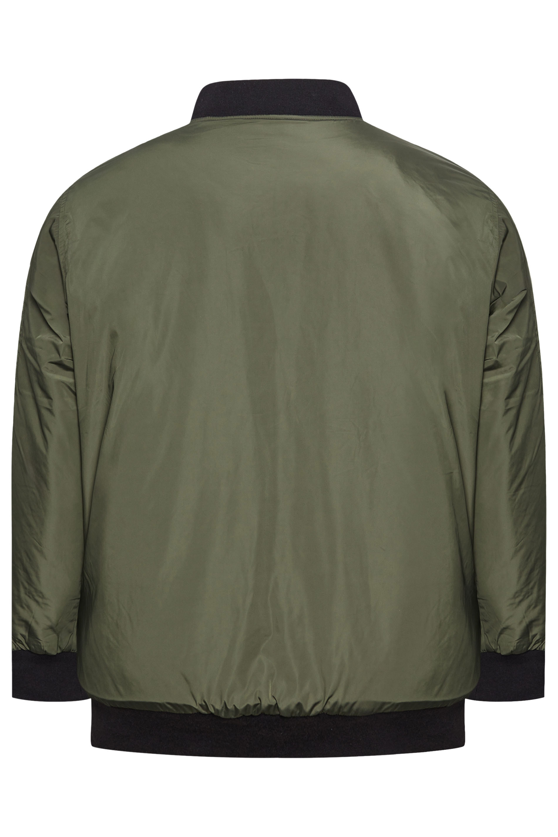 BadRhino Big & Tall Khaki Zip Bomber Jacket | BadRhino  8