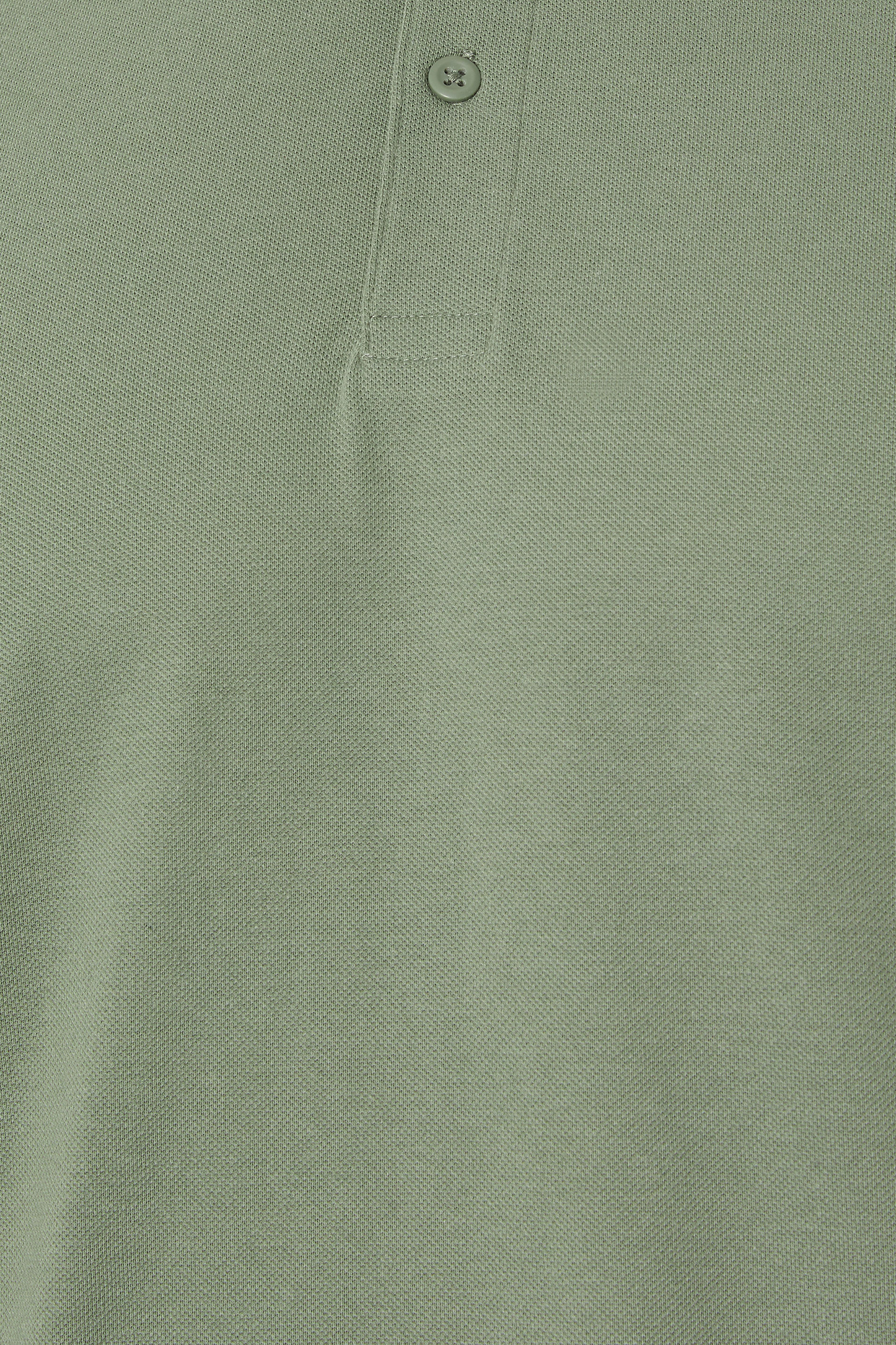 JACK & JONES Big & Tall 3 PACK Sage Green & Moonbeam White Polo shirts | BadRhino 6