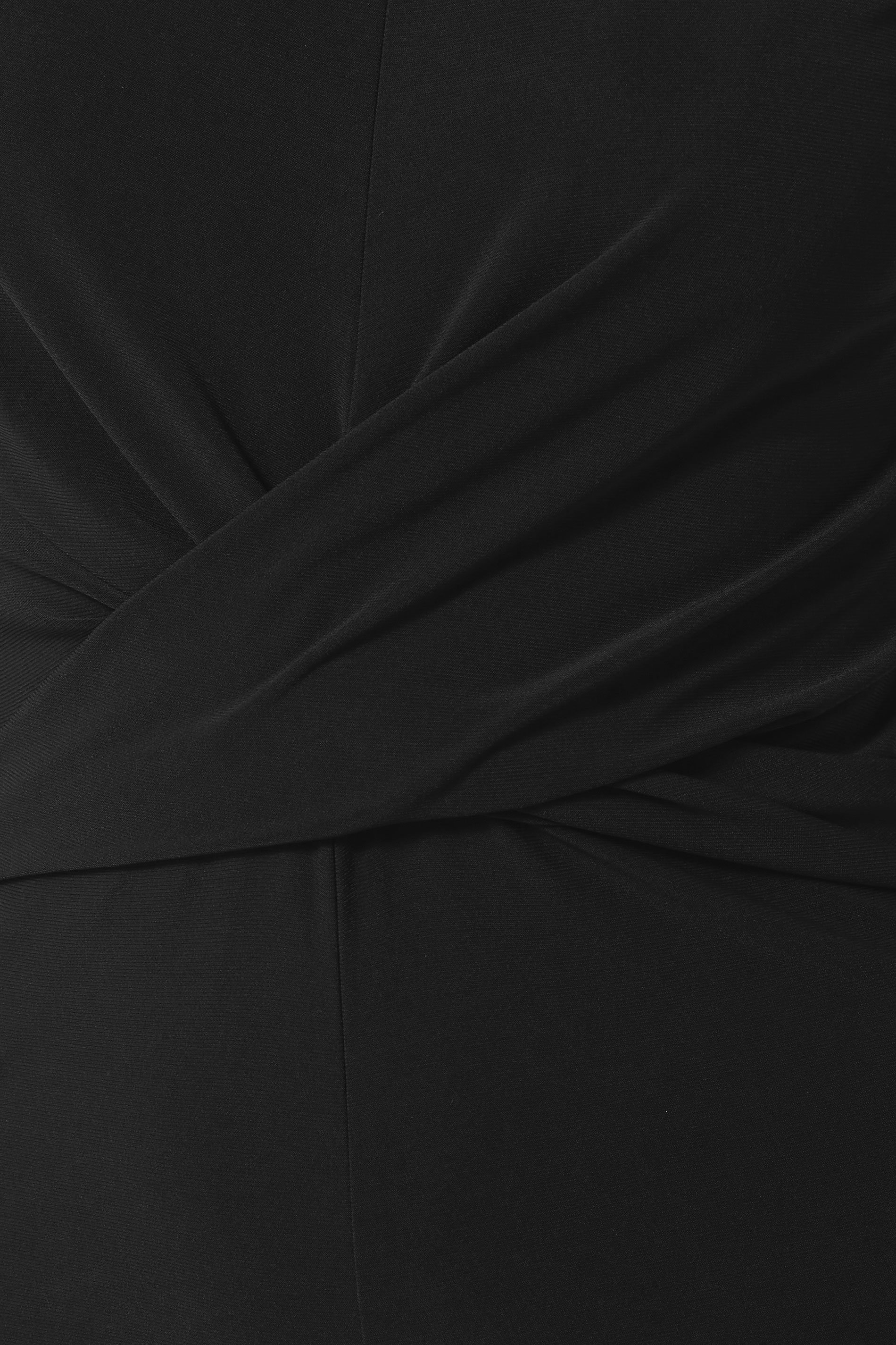 LTS Tall Black Twist Front Wide Leg Jumpsuit | Long Tall Sally 4