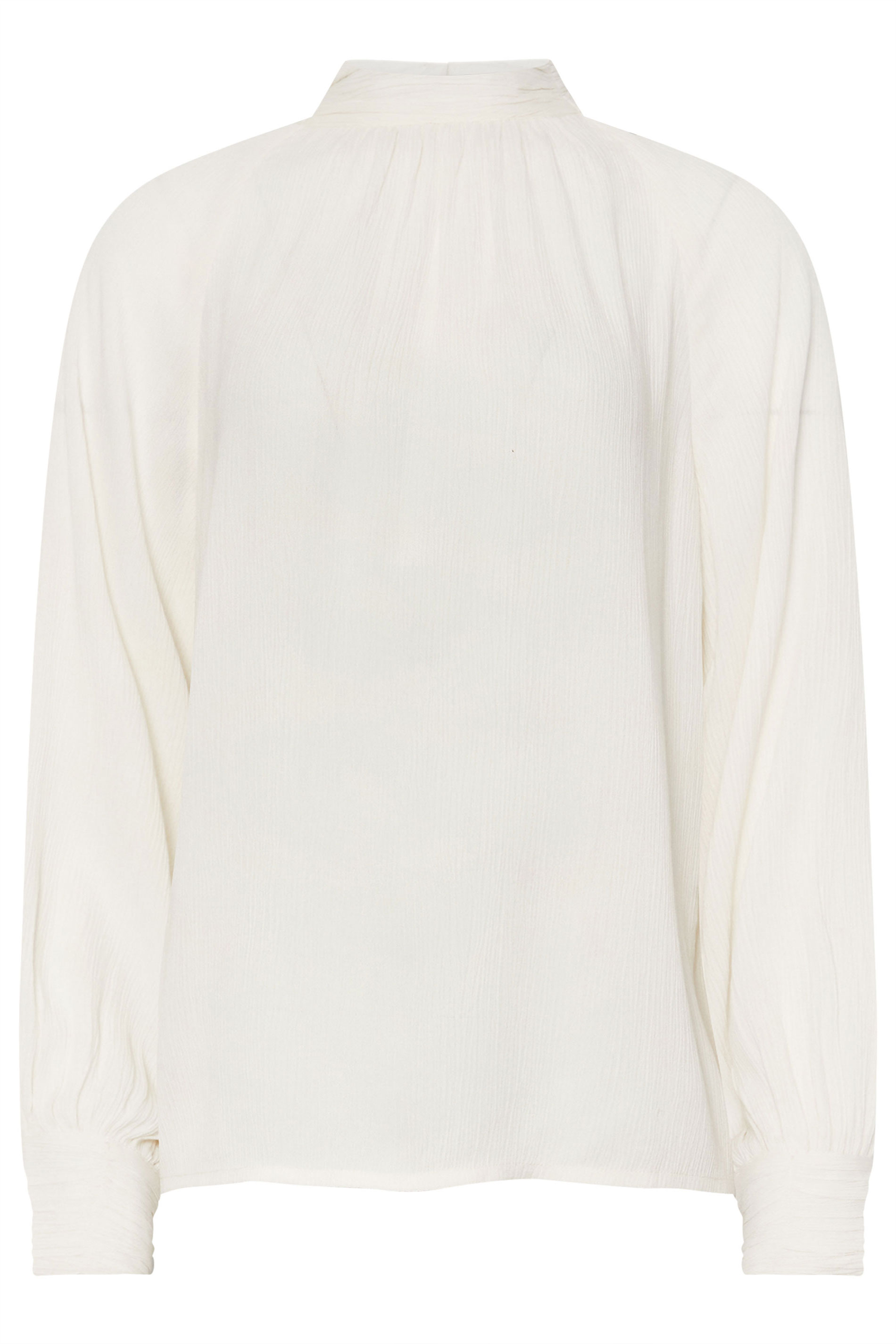 LTS Tall Ivory White High Neck Crinkle Top | Long Tall Sally 5