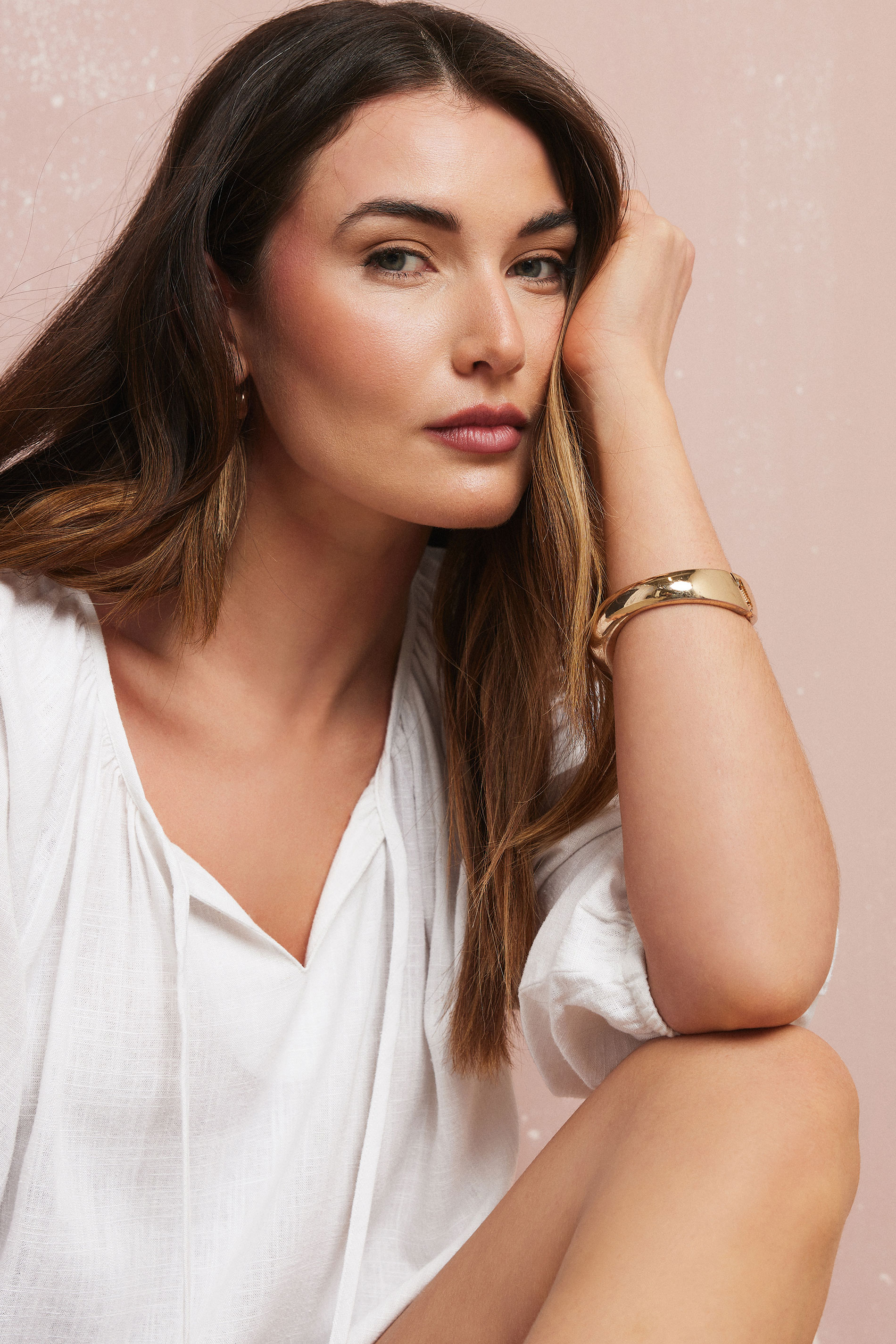 LTS Tall White Linen Tie Front Top | Long Tall Sally 5