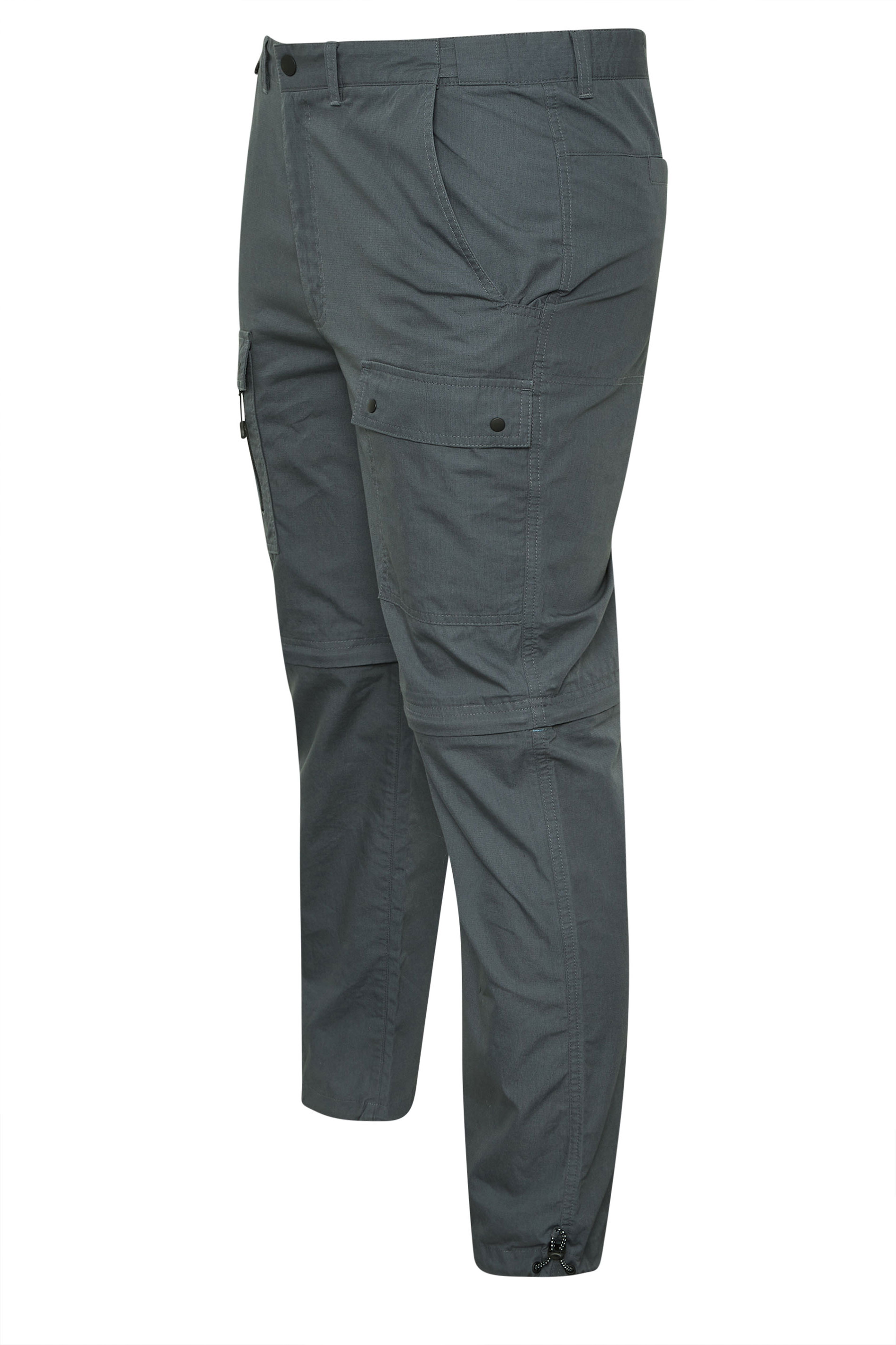 BadRhino Big & Tall Slate Grey 2 in 1 Trekking Trousers | BadRhino 8