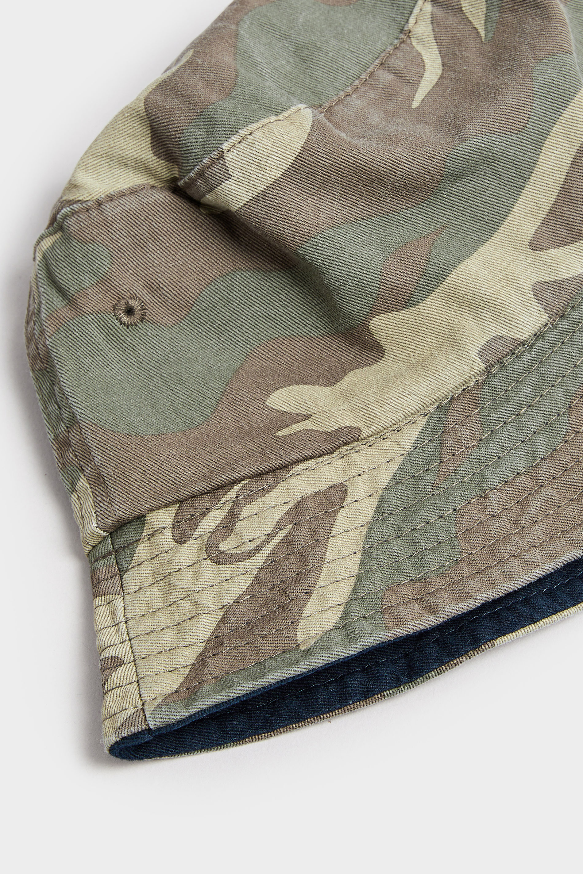 BadRhino Khaki Green Camo Print Reversible Bucket Hat | BadRhino 3