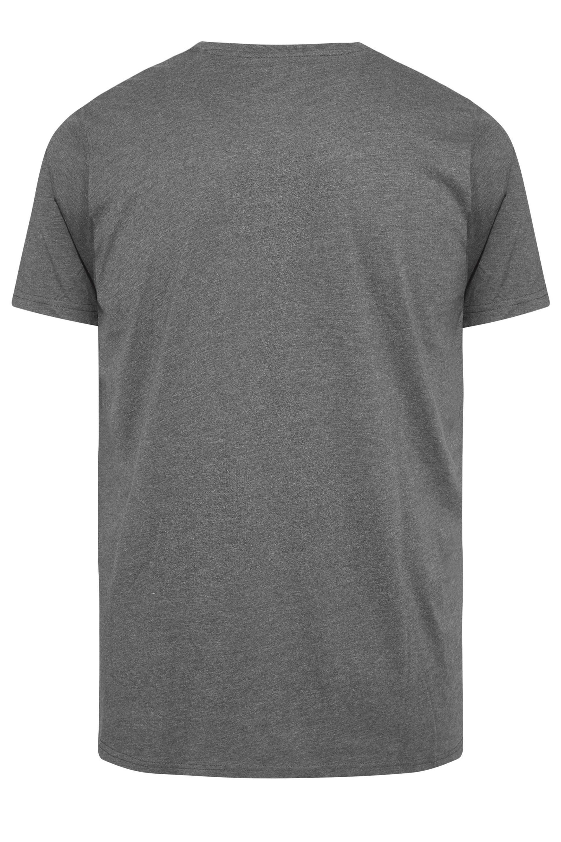 BadRhino Big & Tall Charcoal Grey Extra Long Core T-Shirt | BadRhino 6